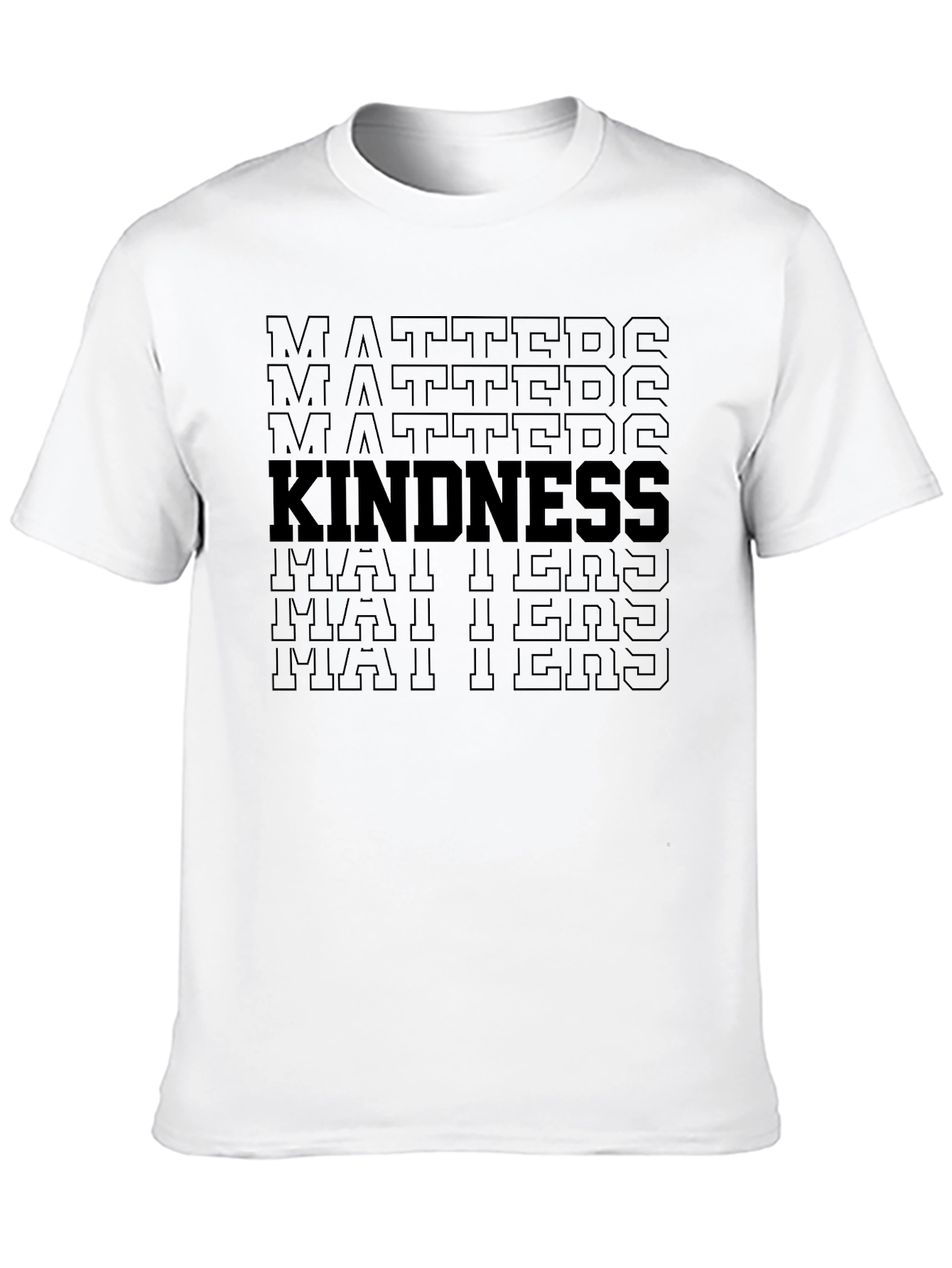 Kindness Matters Black T-Shirt for Men