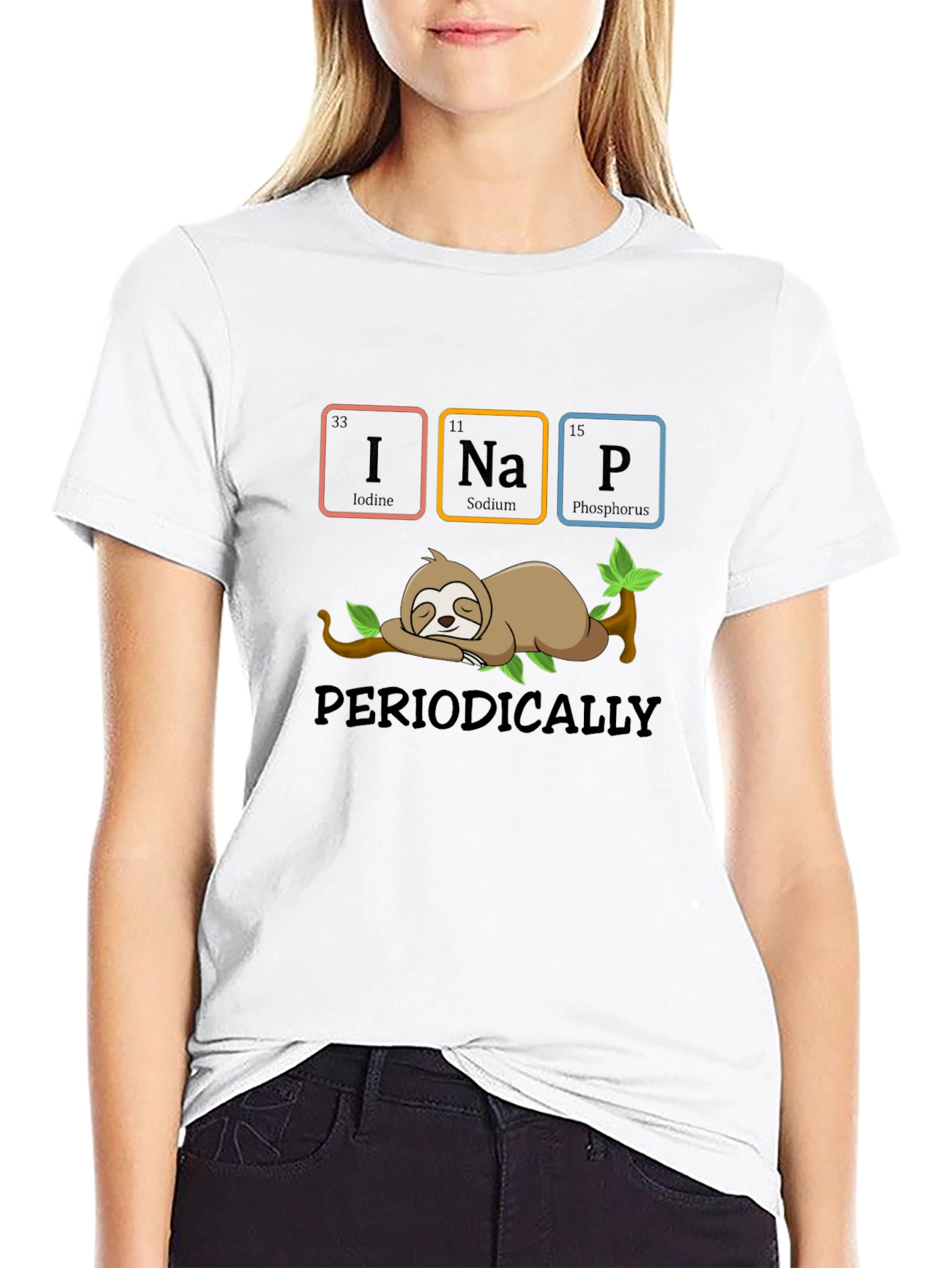 I Na P Sloth T-Shirt - Funny Science Tee