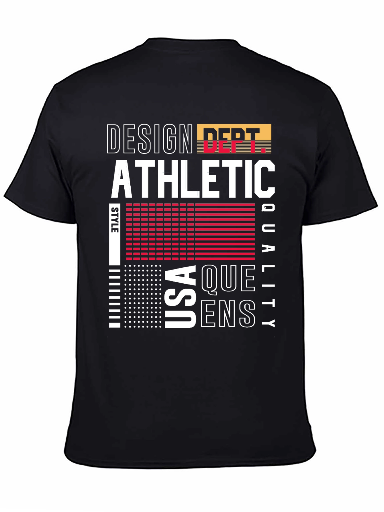 Design Athletic T-Shirt USA Queens