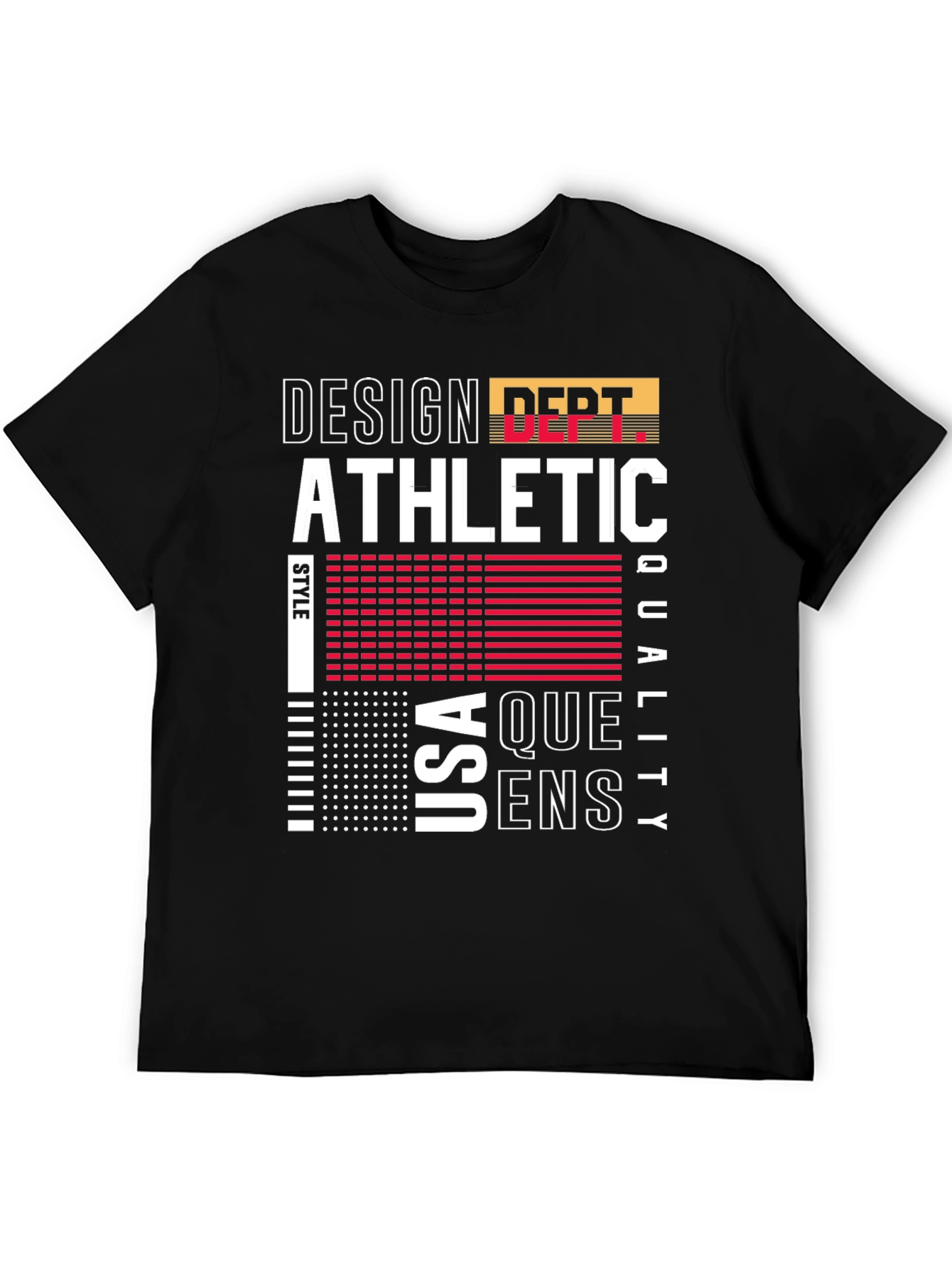 Design Athletic T-Shirt USA Queens