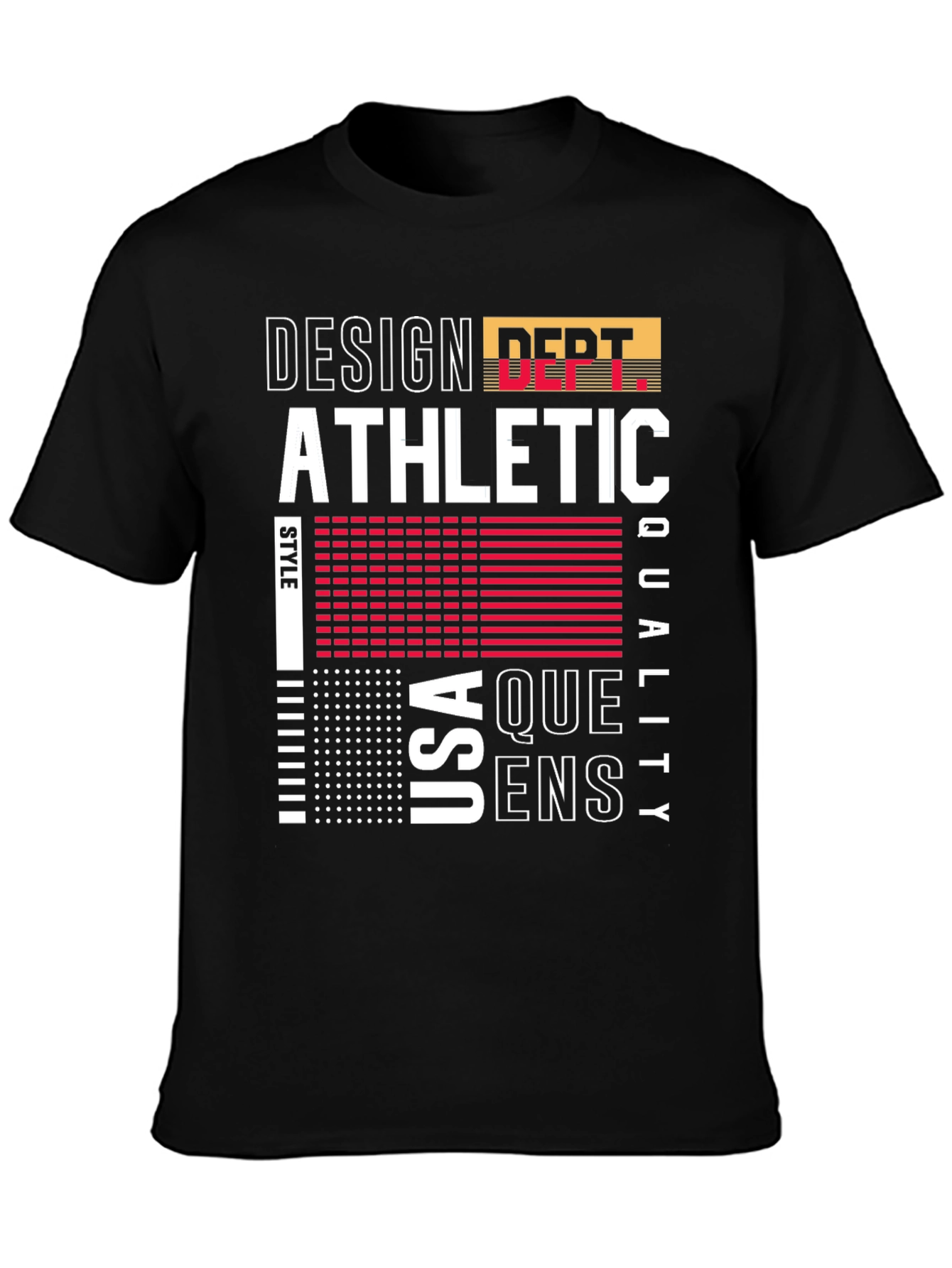 Design Athletic T-Shirt USA Queens