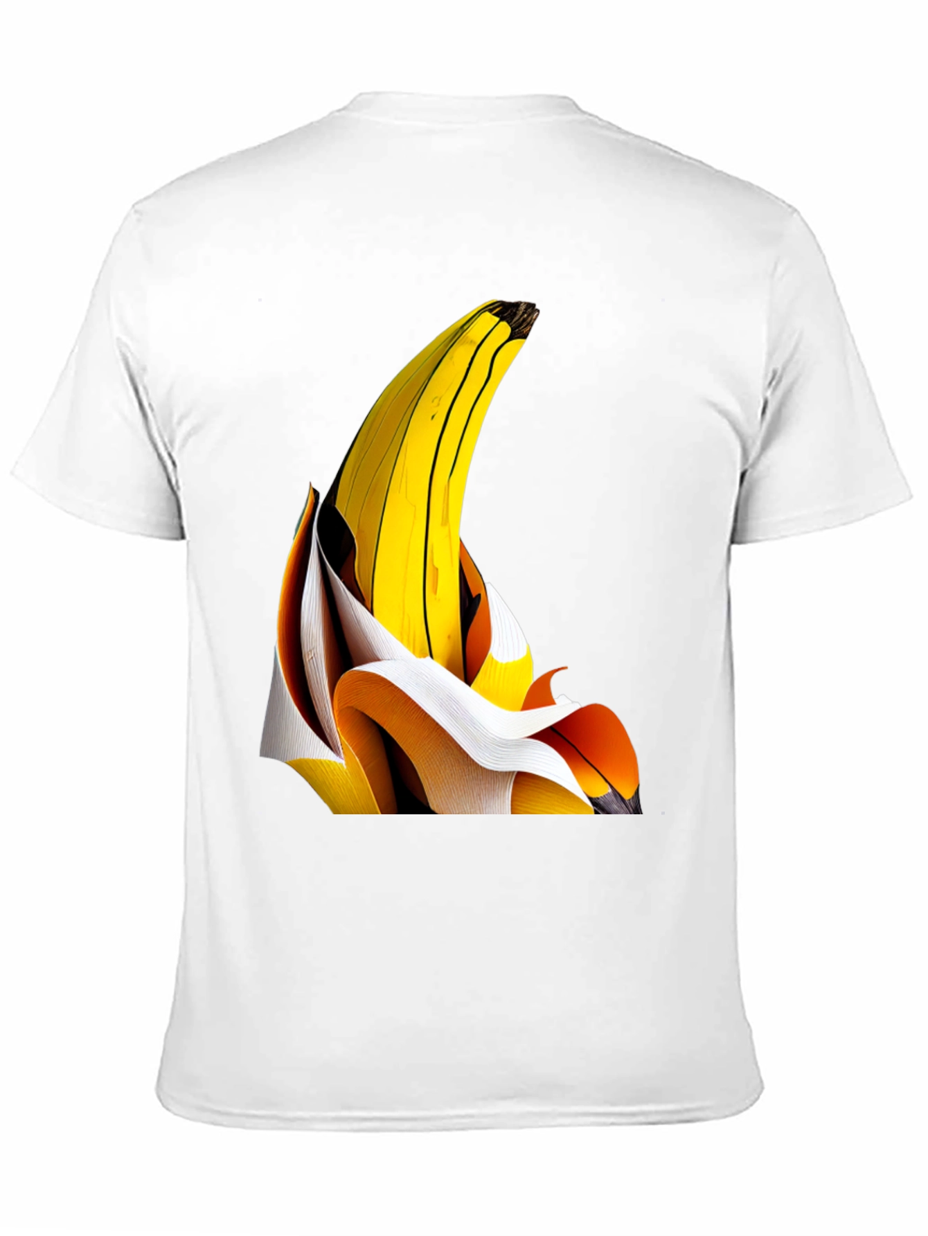 Banana Graphic T-Shirt - Modern Fruit Art Tee