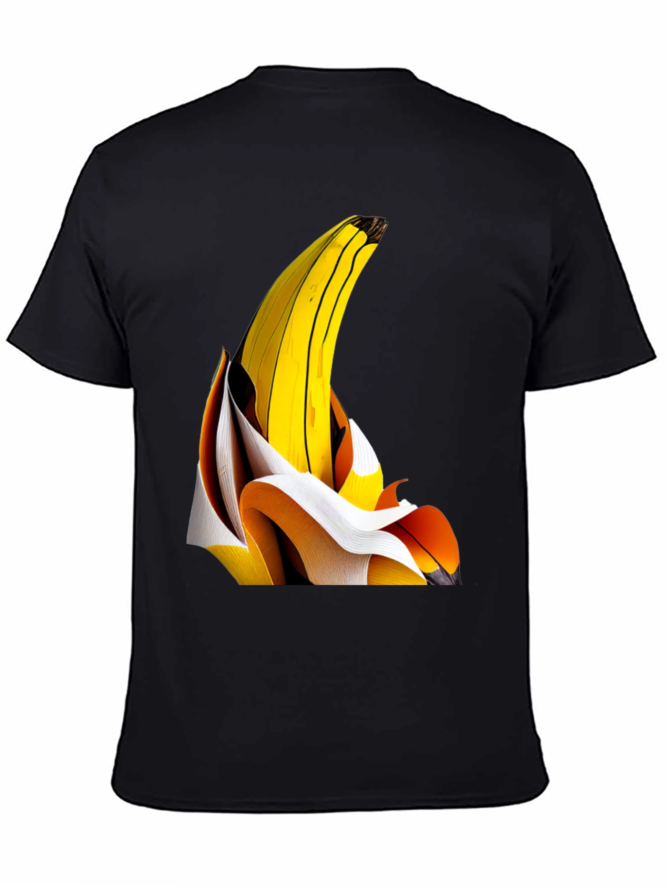 Banana Graphic T-Shirt - Modern Fruit Art Tee