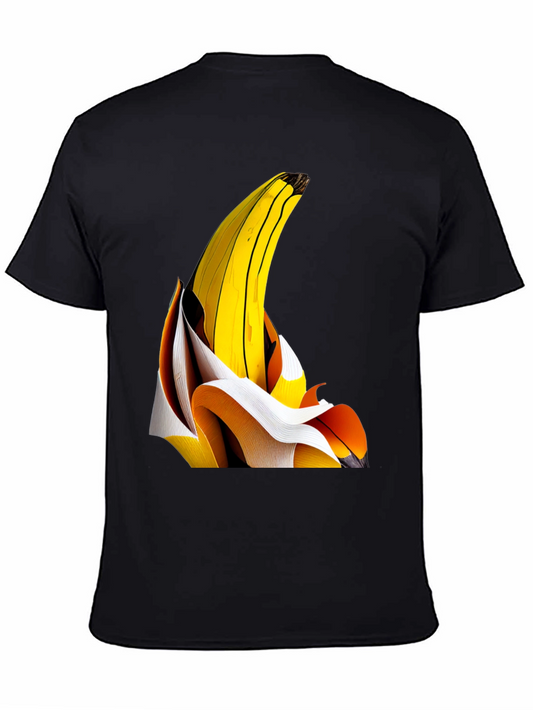 Banana Graphic T-Shirt - Modern Fruit Art Tee