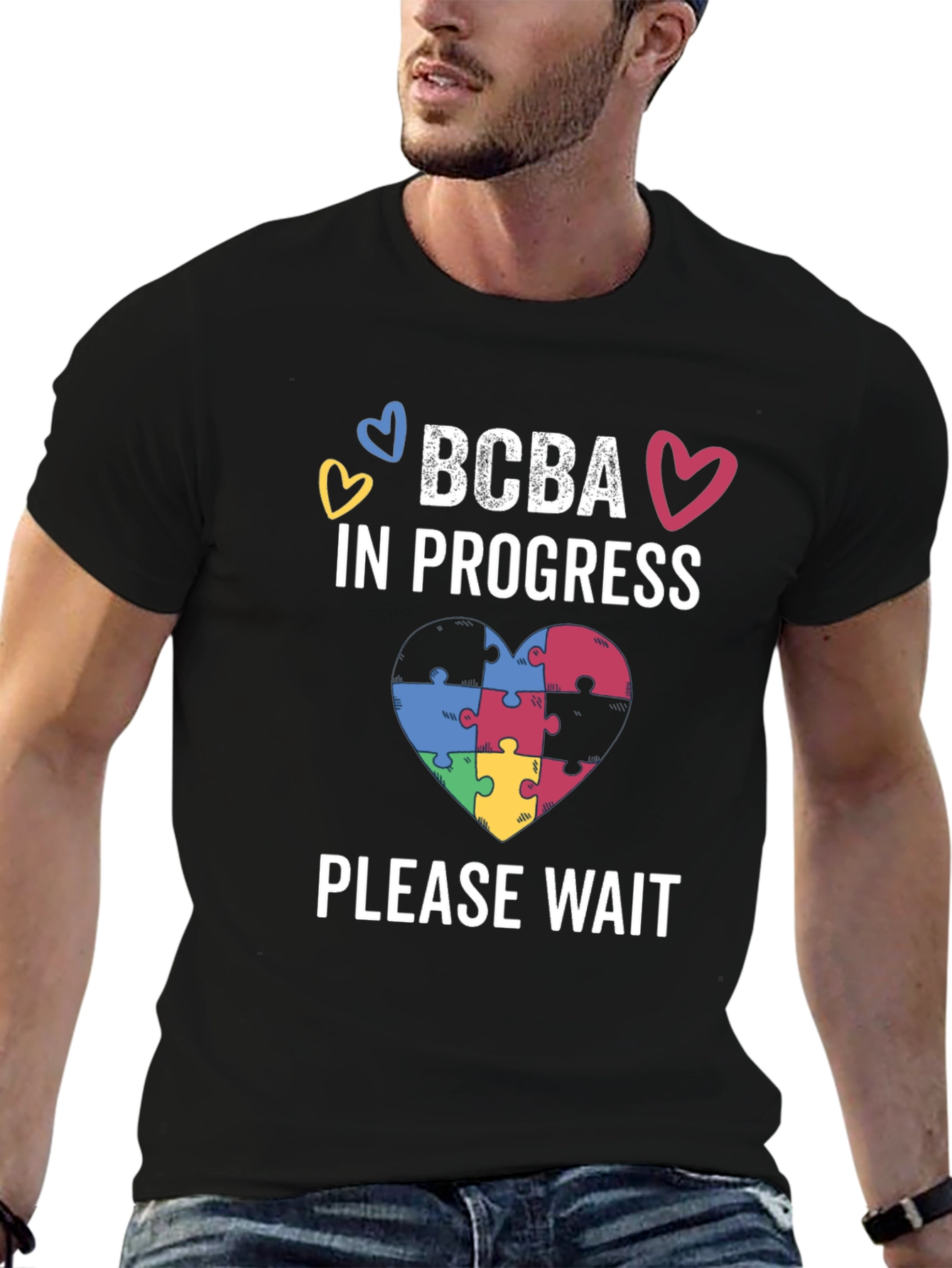 BCBA In Progress T-Shirt - Autism Awareness Tee