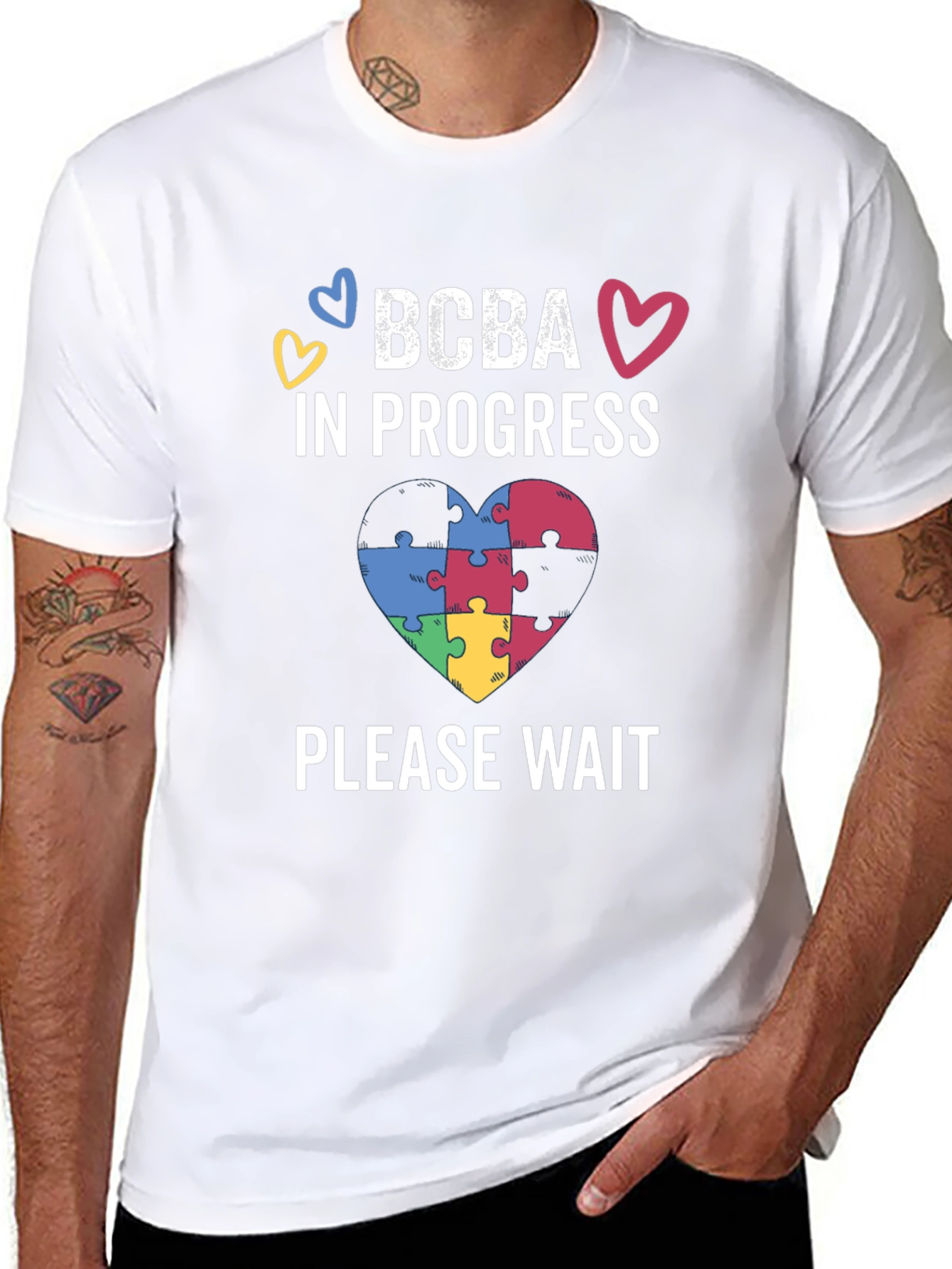 BCBA In Progress T-Shirt - Autism Awareness Tee