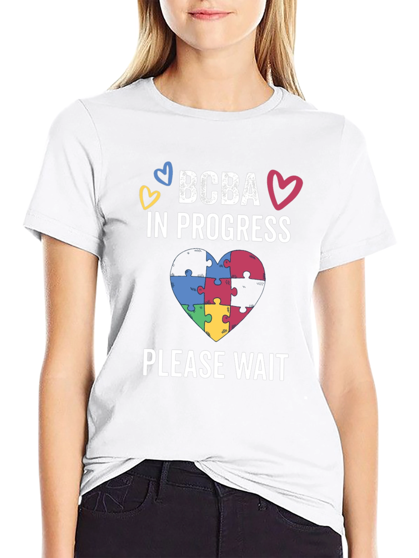BCBA In Progress T-Shirt - Autism Awareness Tee