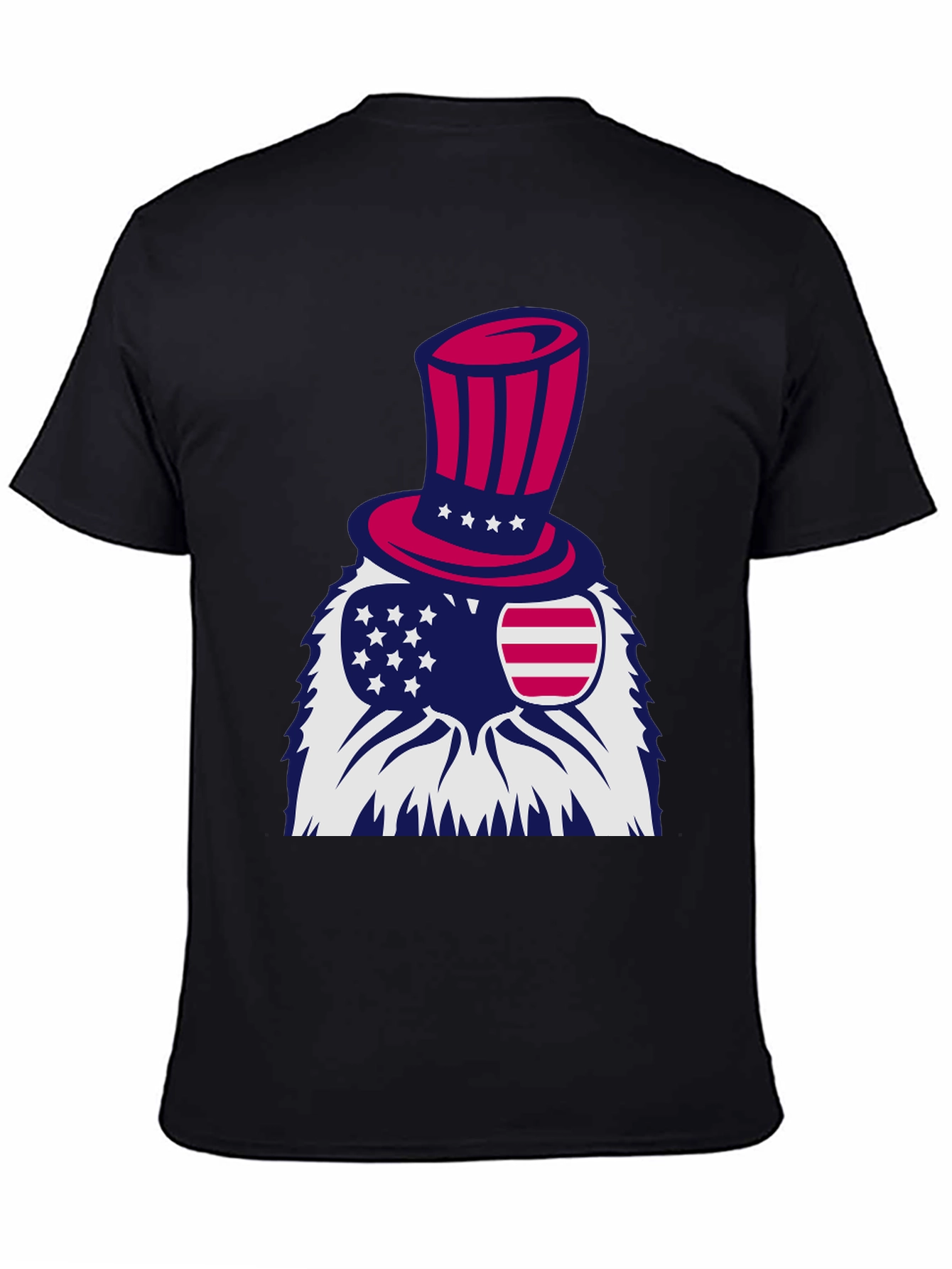 Patriotic Eagle T-Shirt - Stars and Stripes Design