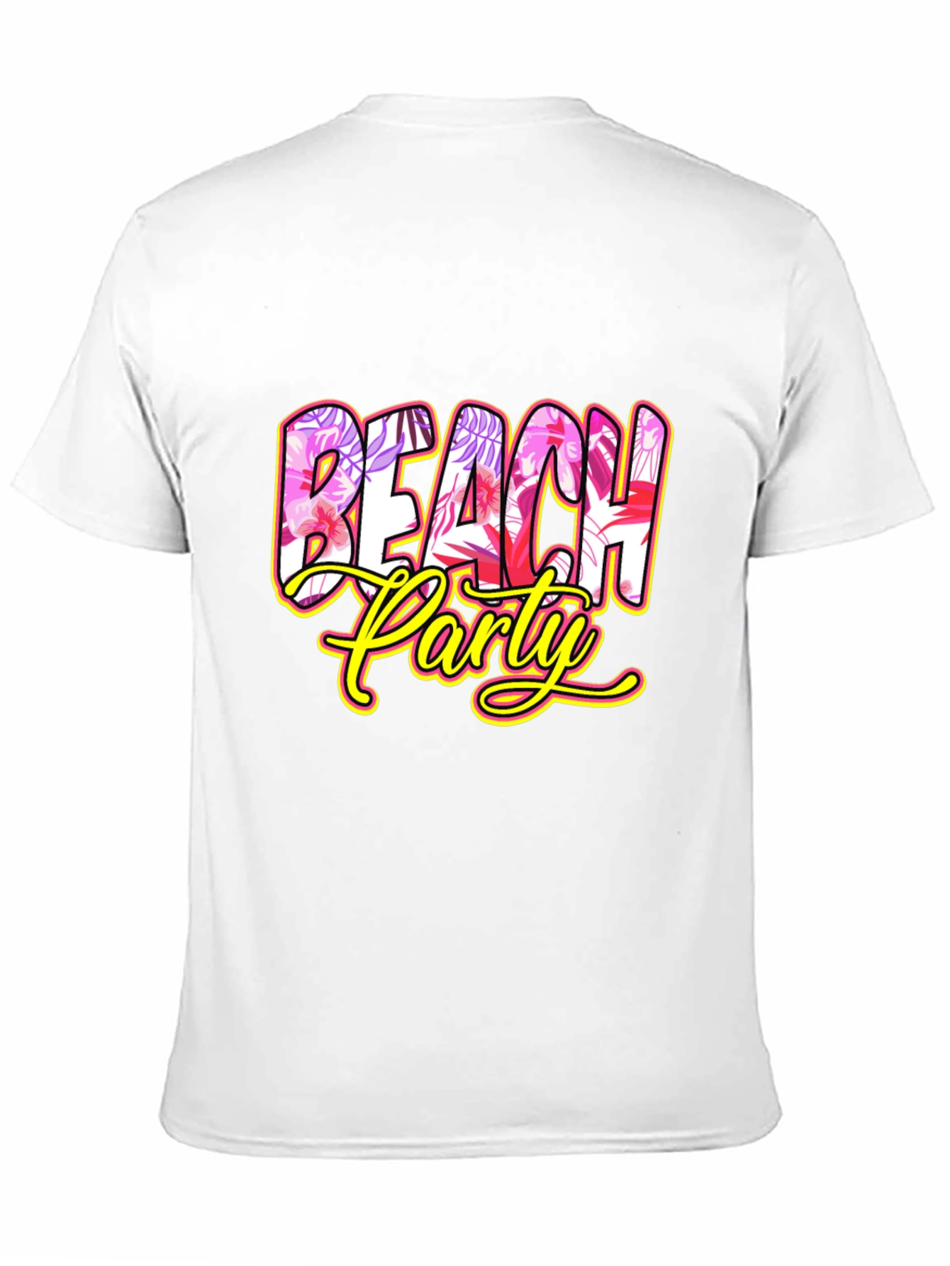 Beach Party Graphic Tee - Tropical Summer Shirt