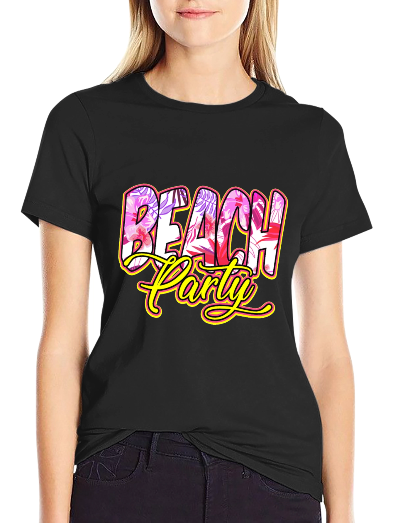 Beach Party Graphic Tee - Tropical Summer Shirt