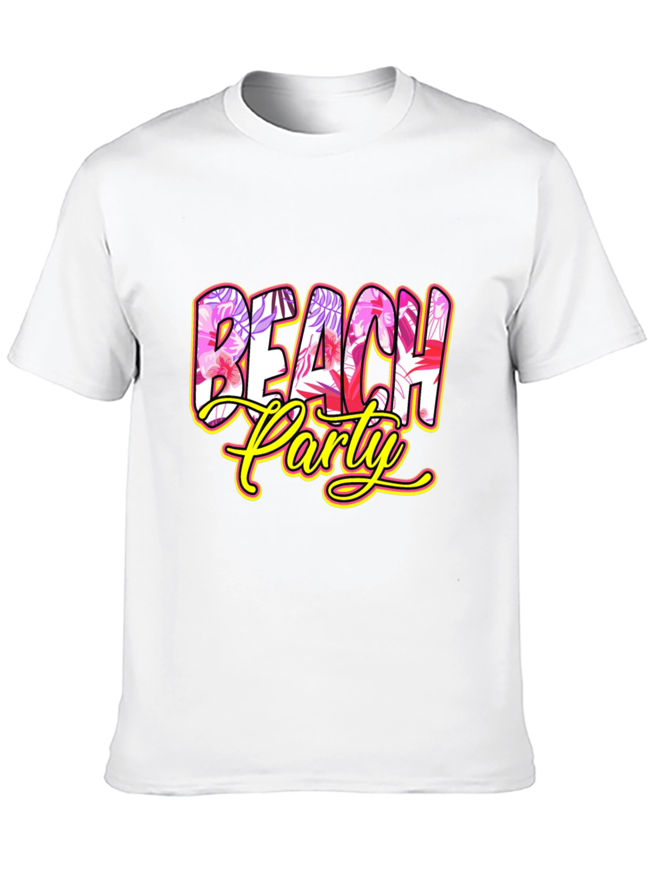 Beach Party Graphic Tee - Tropical Summer Shirt