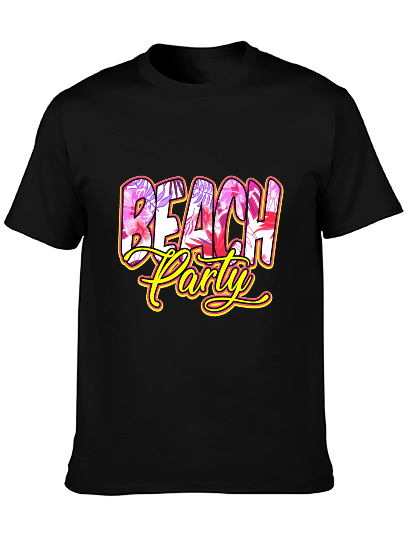 Beach Party Graphic Tee - Tropical Summer Shirt