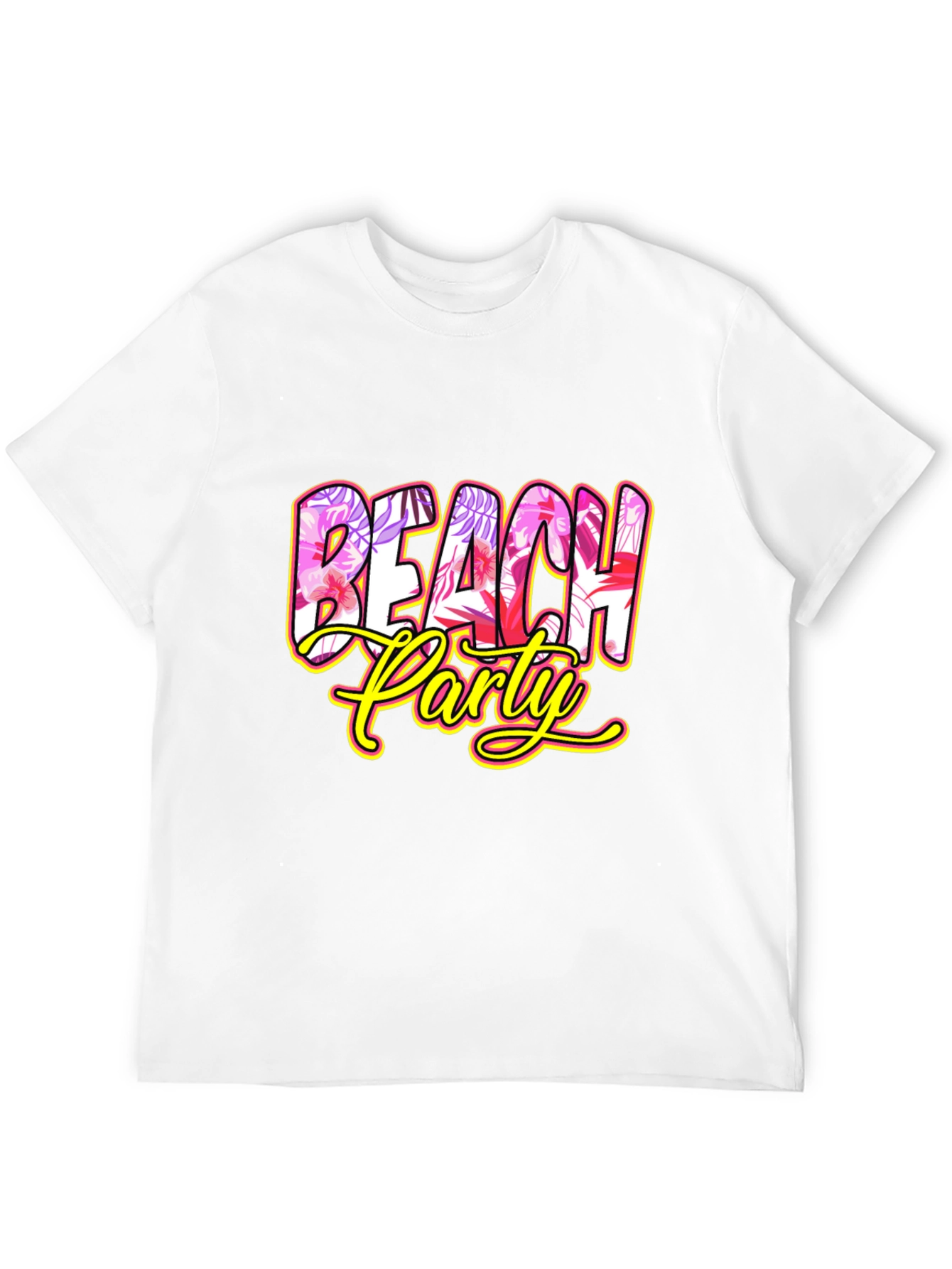Beach Party Graphic Tee - Tropical Summer Shirt