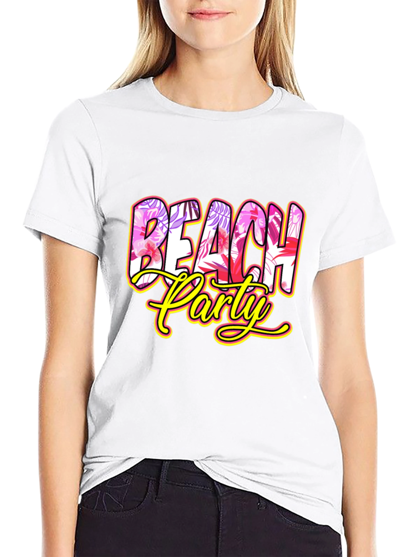 Beach Party Graphic Tee - Tropical Summer Shirt