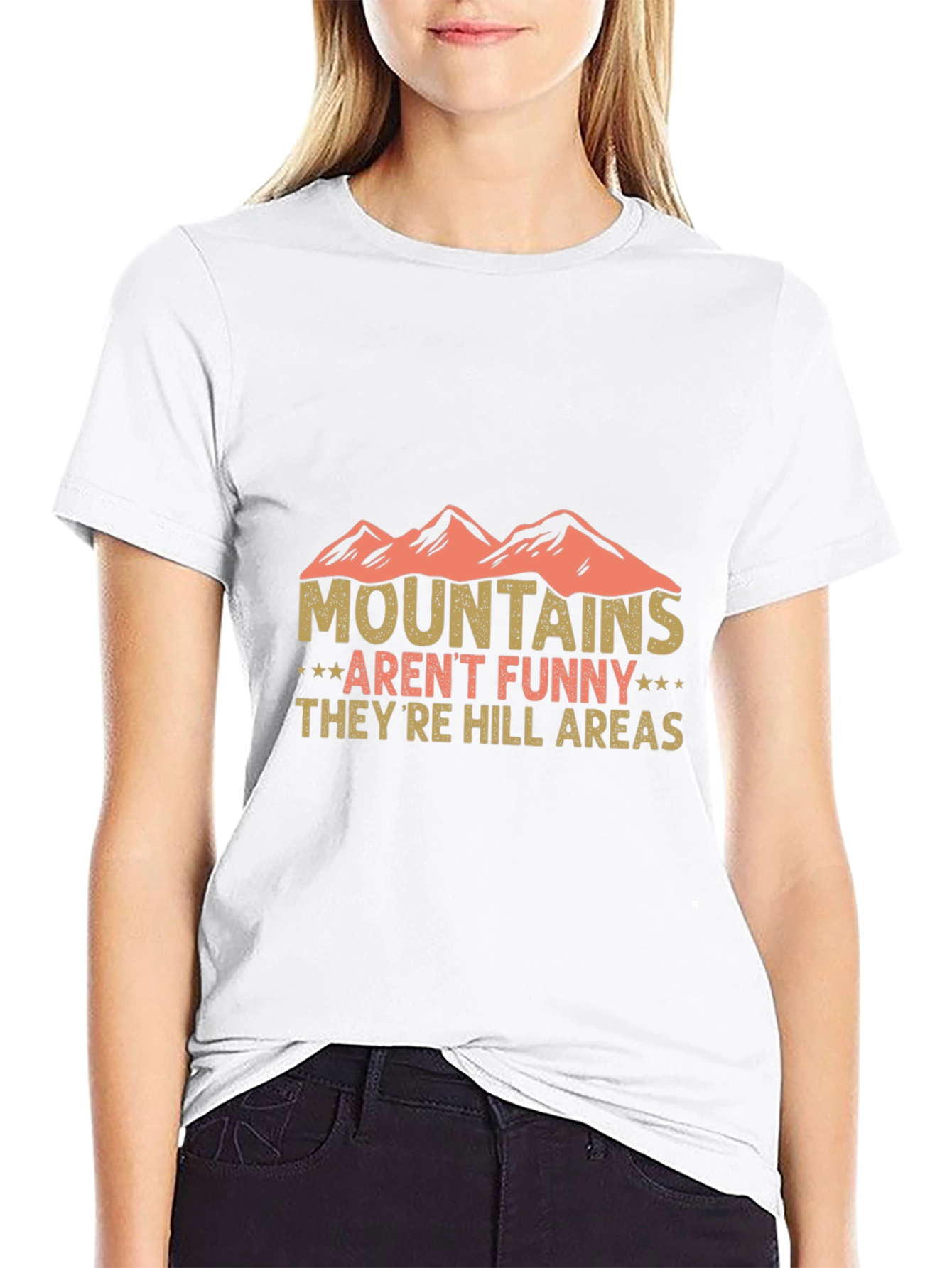 Funny Mountains Hill Areas Graphic Tee
