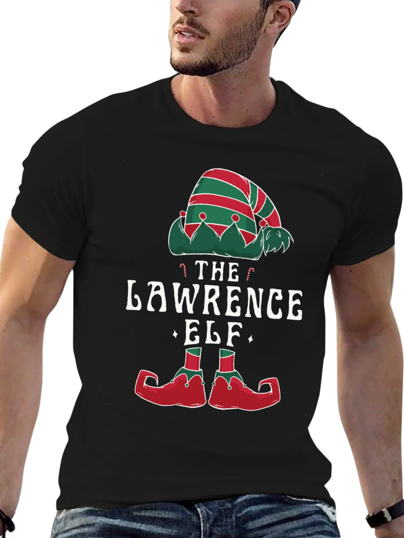 Lawrence Elf Christmas T-Shirt