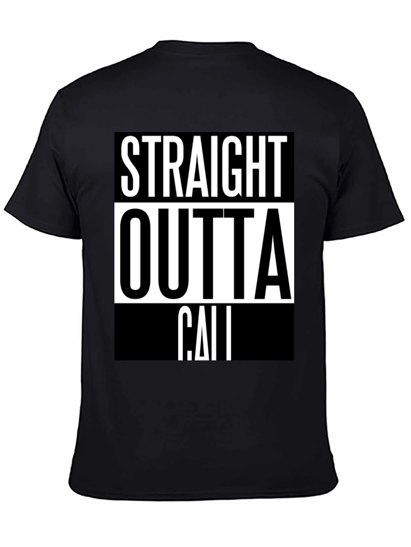 Straight Outta Cali Graphic Tee - Black