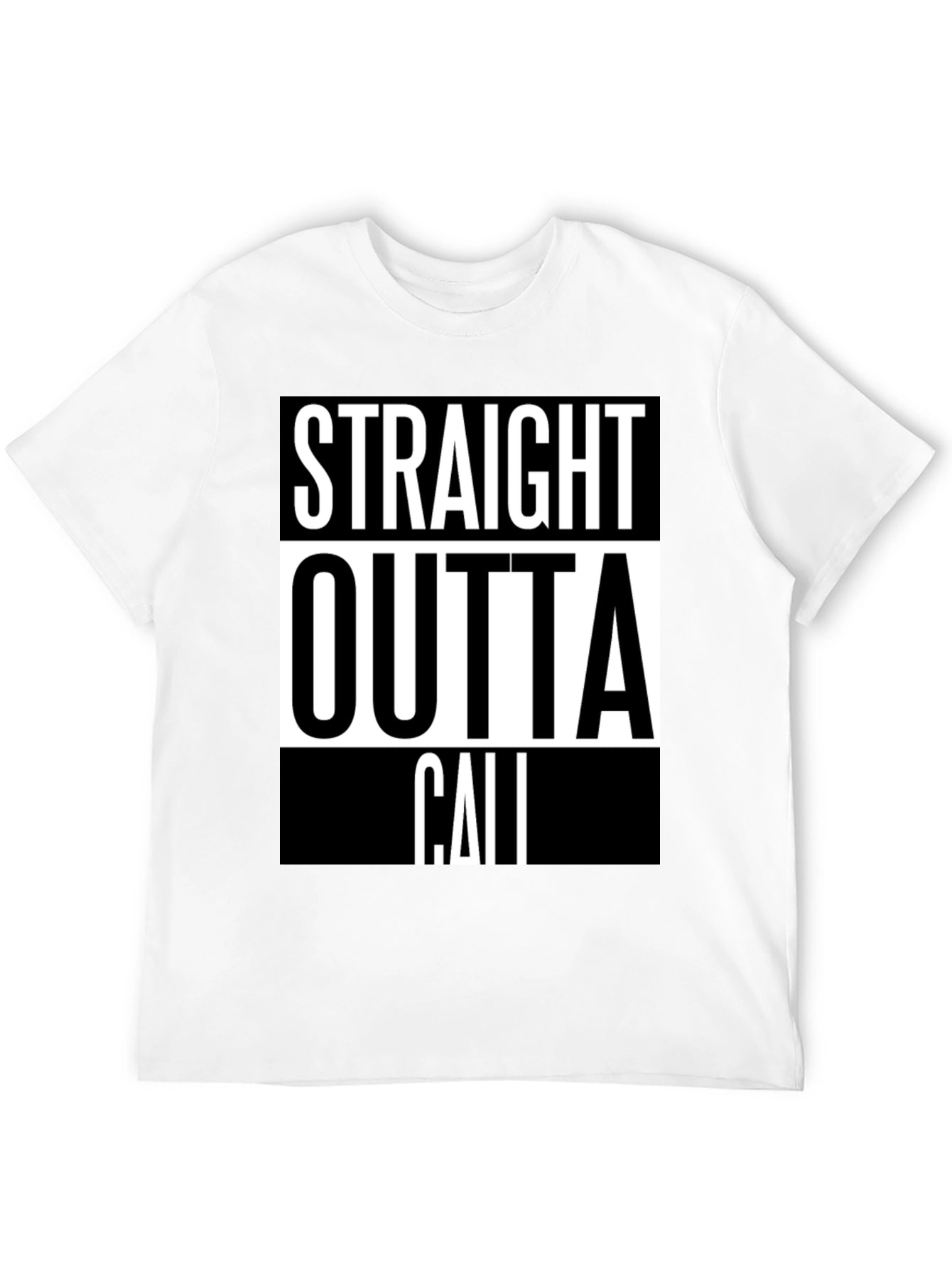 Straight Outta Cali Graphic Tee - Black