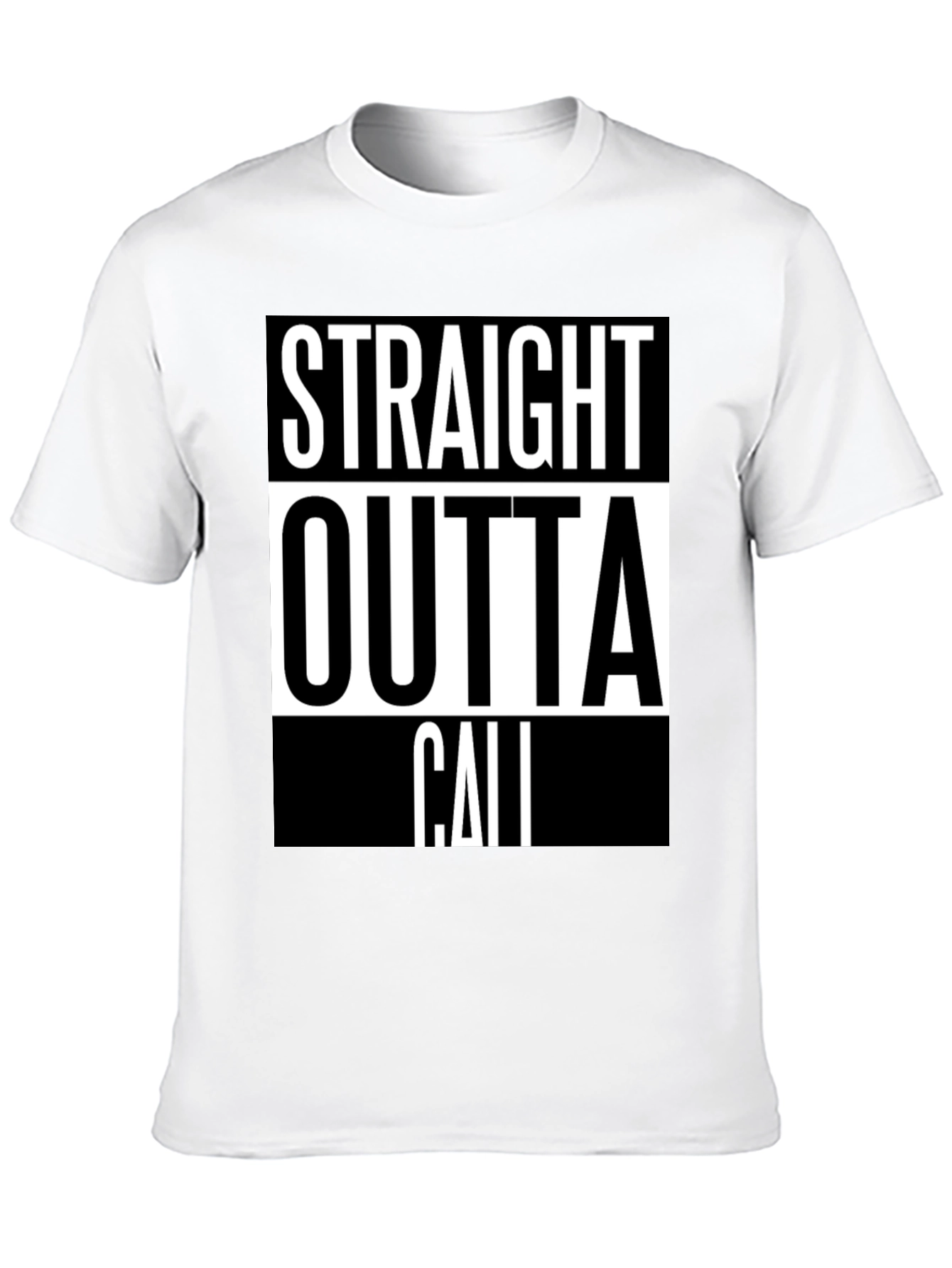 Straight Outta Cali Graphic Tee - Black