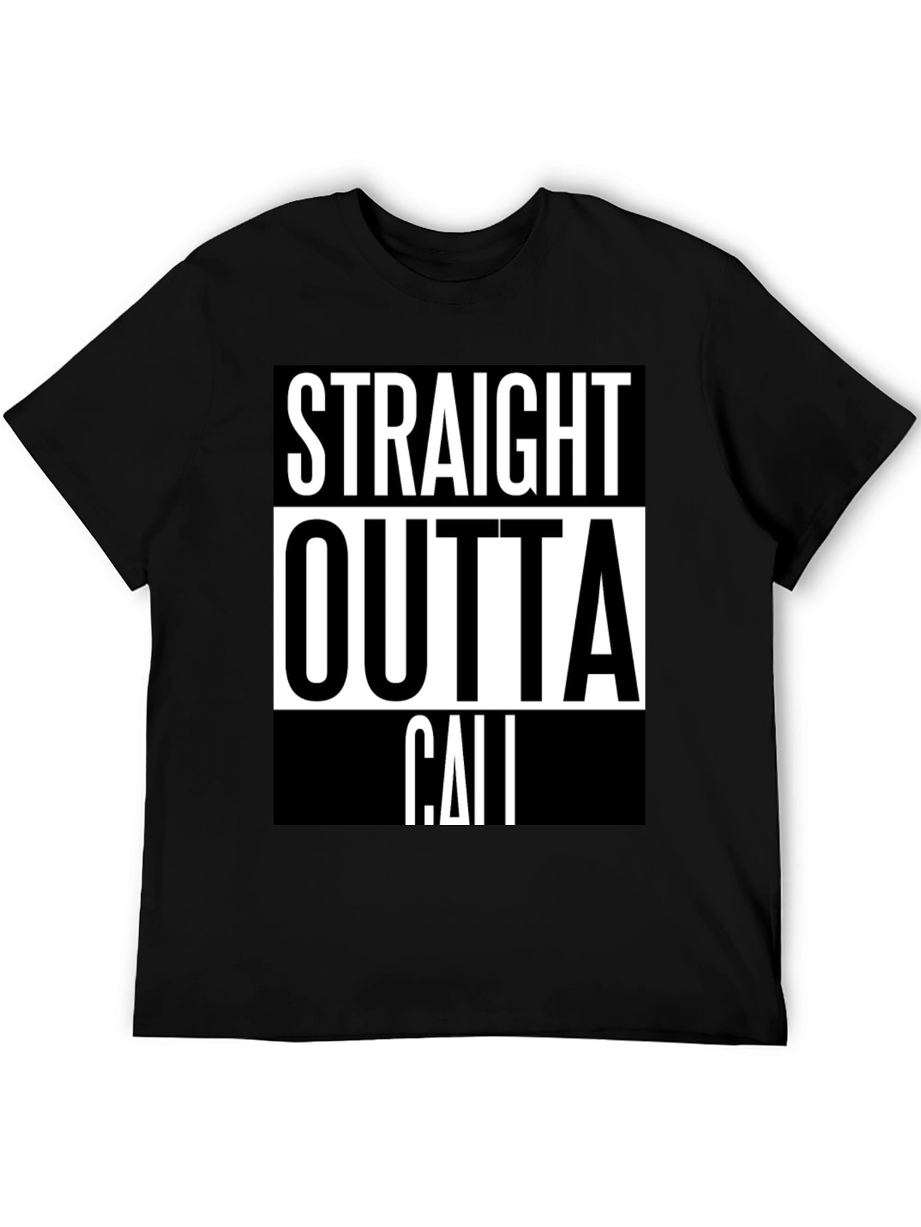 Straight Outta Cali Graphic Tee - Black