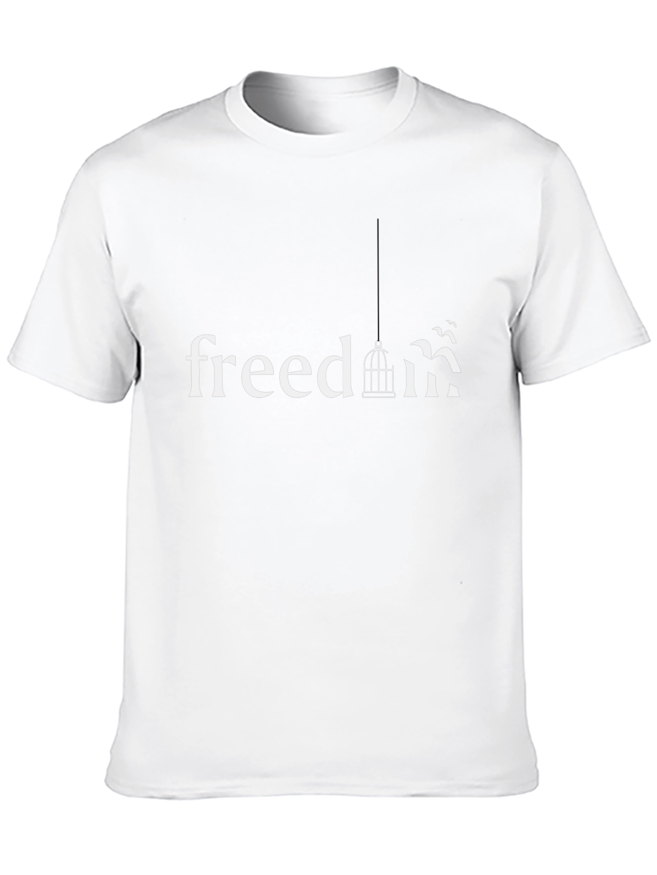 Freedom Graphic Tee - Birdcage Design