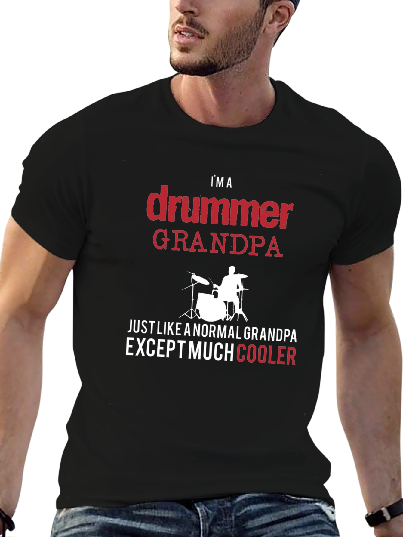 Im A Drummer Grandpa T-Shirt