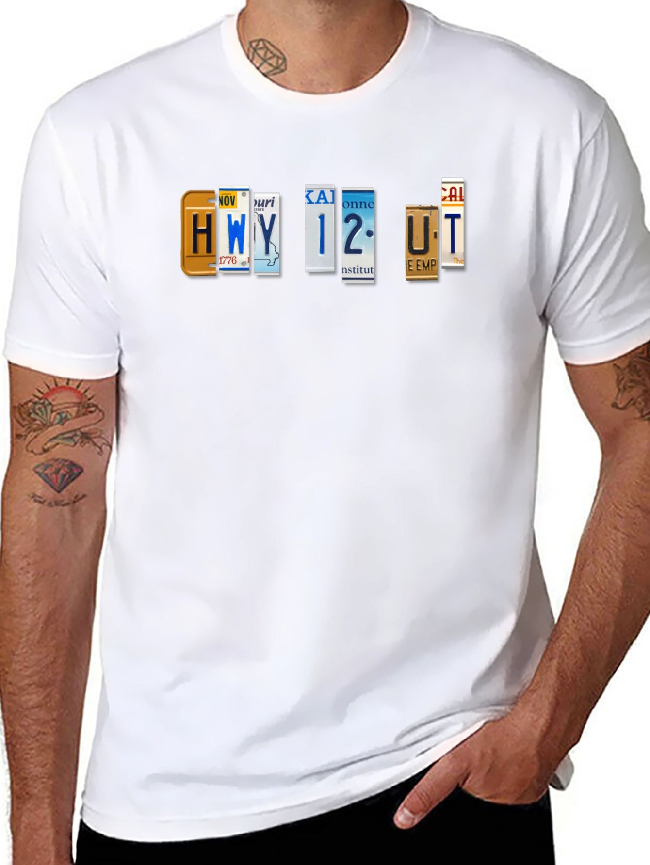 Chevy License Plate Art T-Shirt
