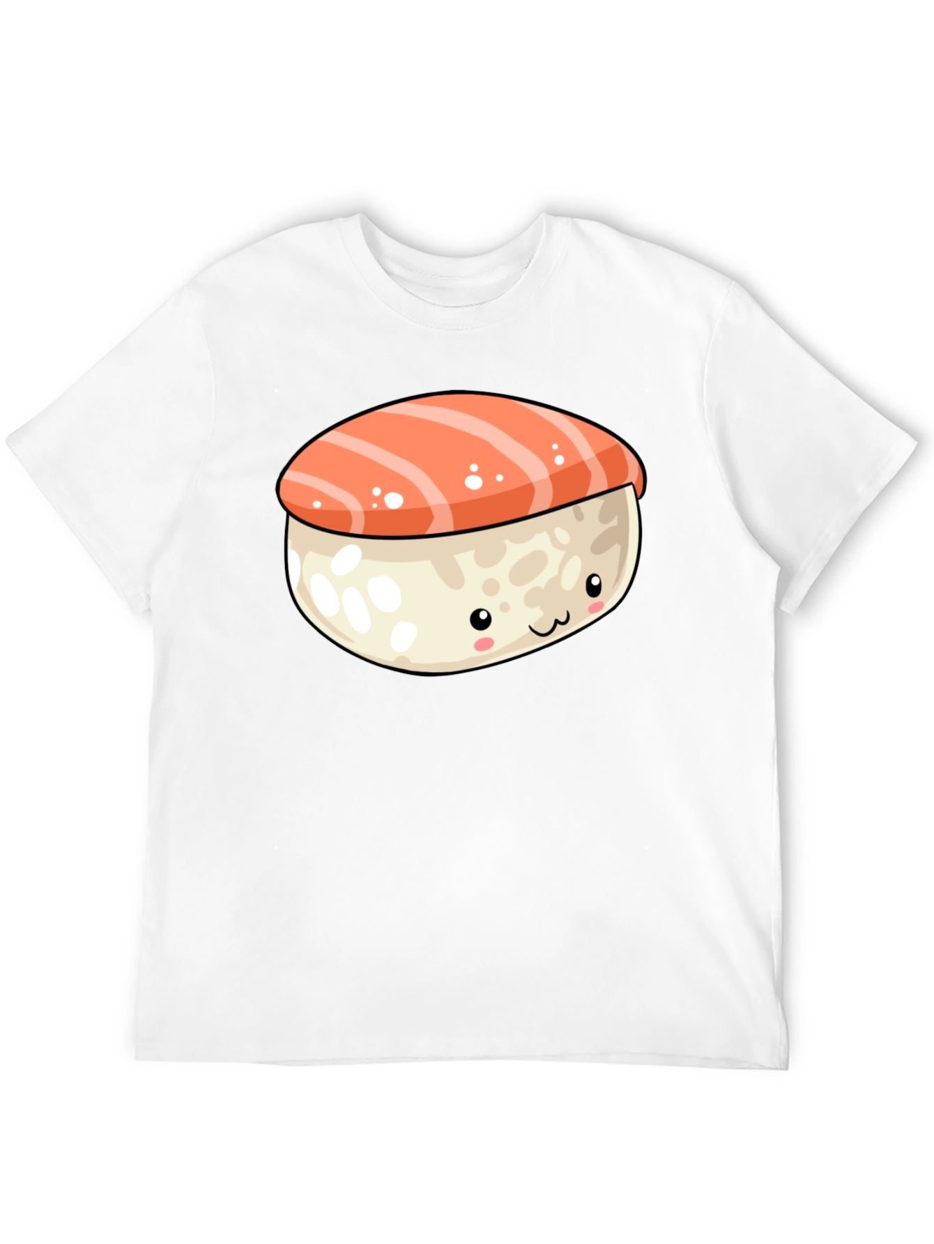 Cute Sushi Graphic Tee - Black T-Shirt