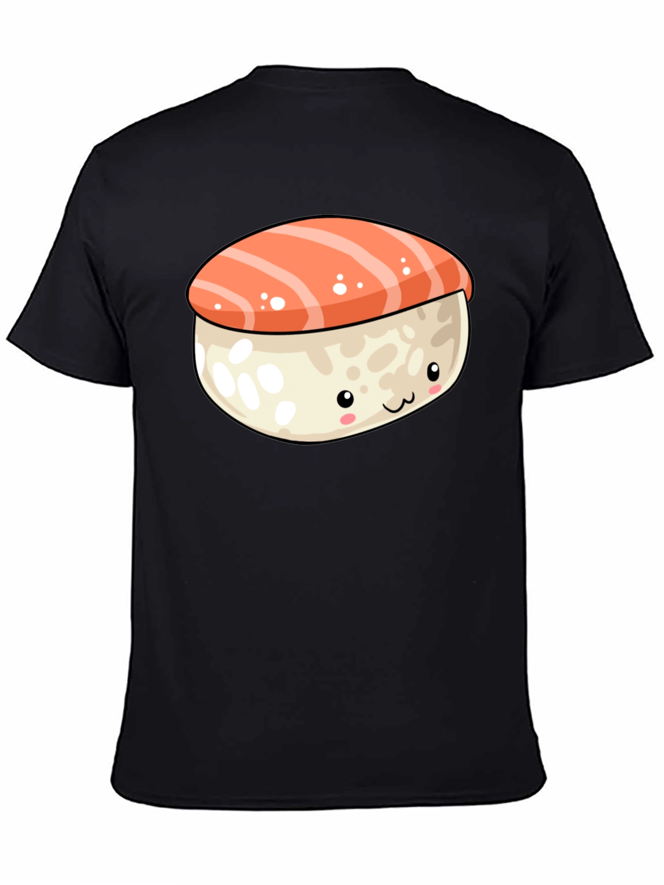 Cute Sushi Graphic Tee - Black T-Shirt