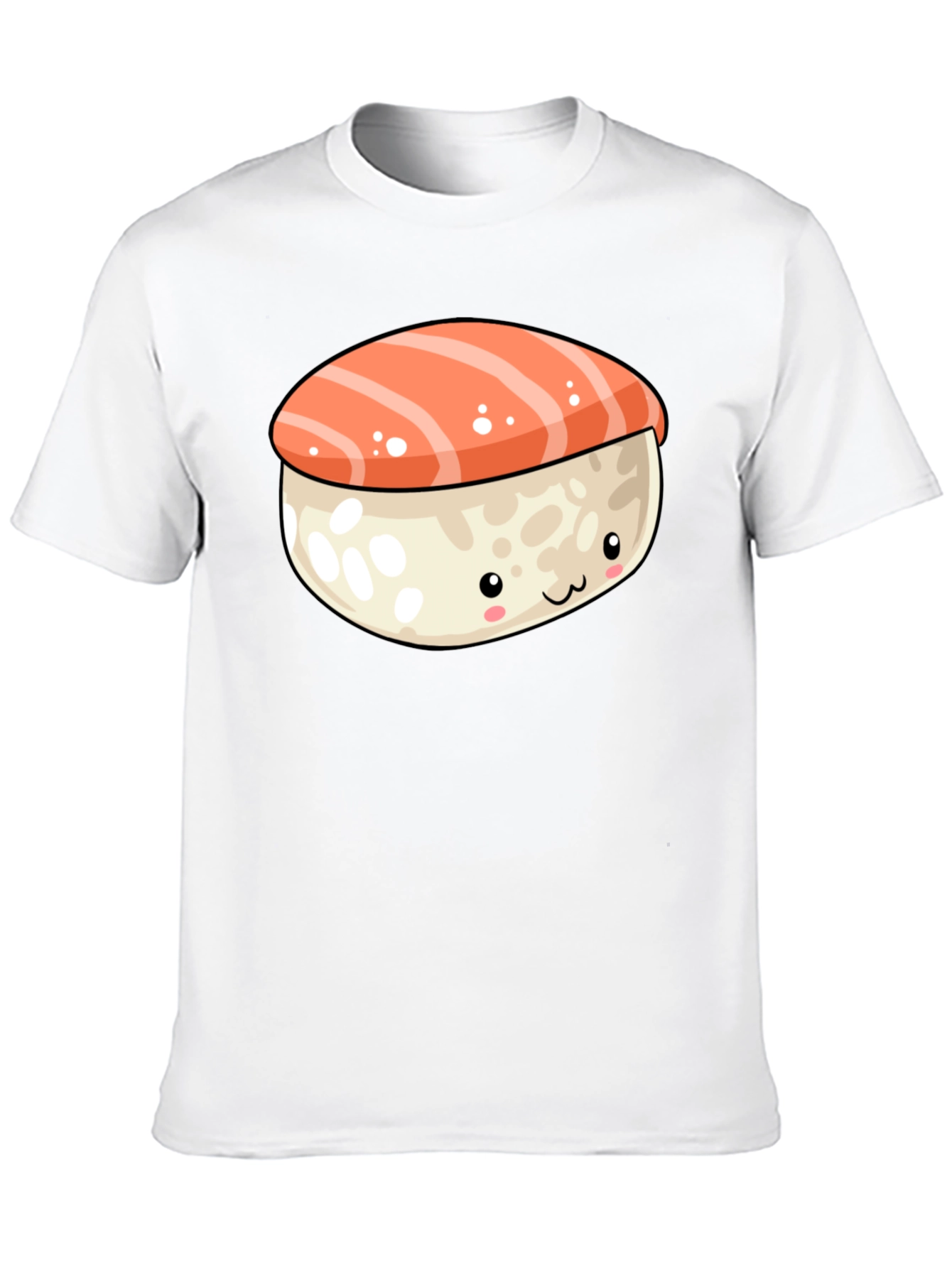 Cute Sushi Graphic Tee - Black T-Shirt
