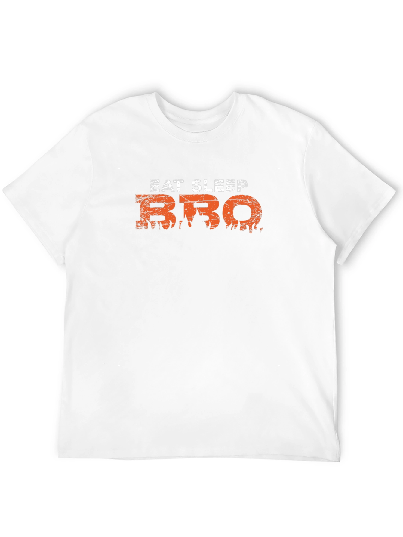 Eat Sleep BBQ Black Graphic T-Shirt