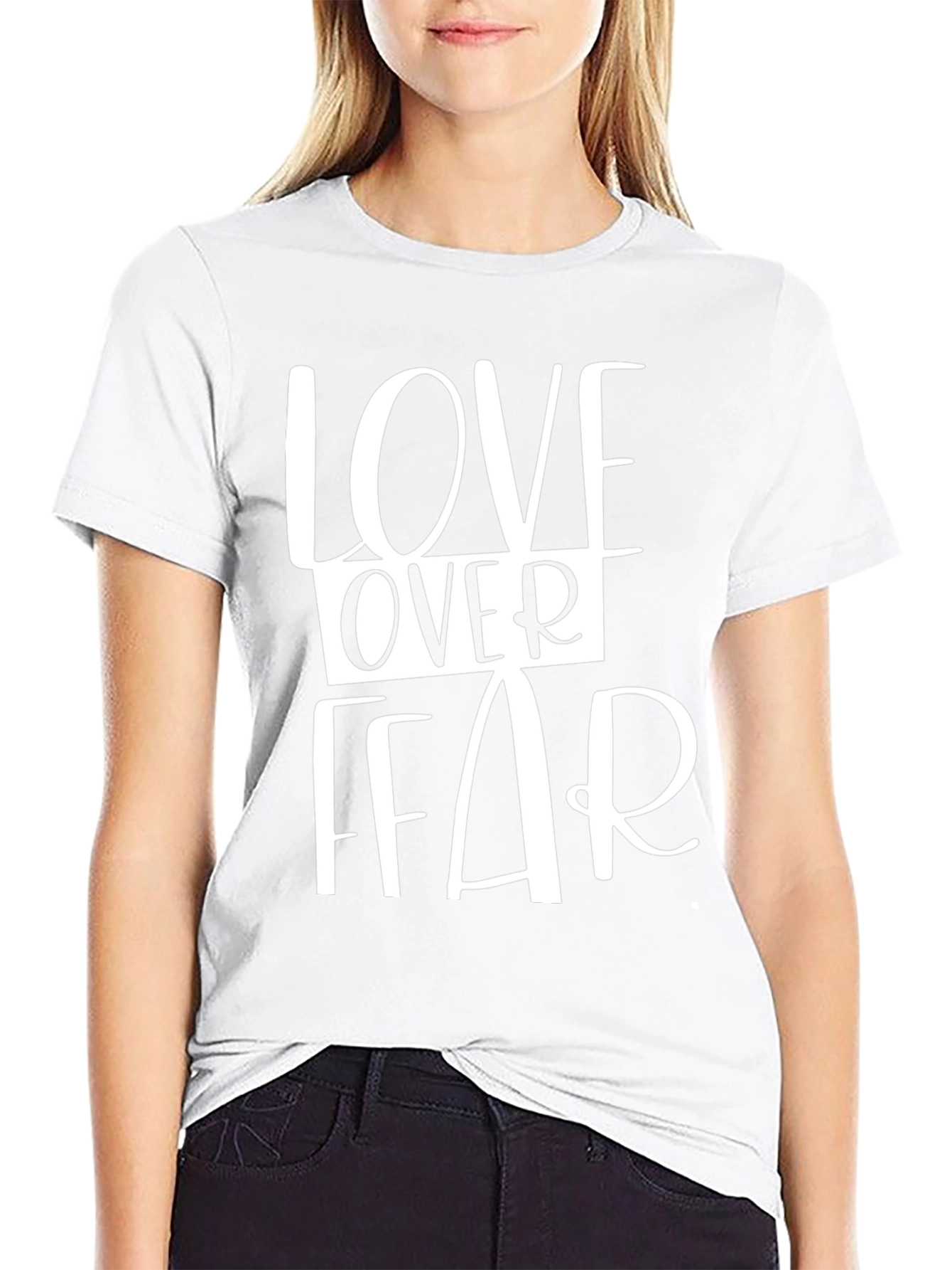 Love Over Fear Graphic T-Shirt