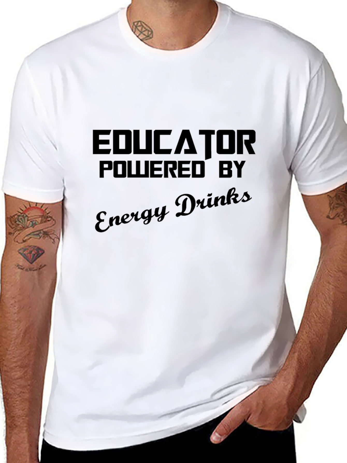 Educator Energy Drinks T-Shirt: Teacher Fuel
