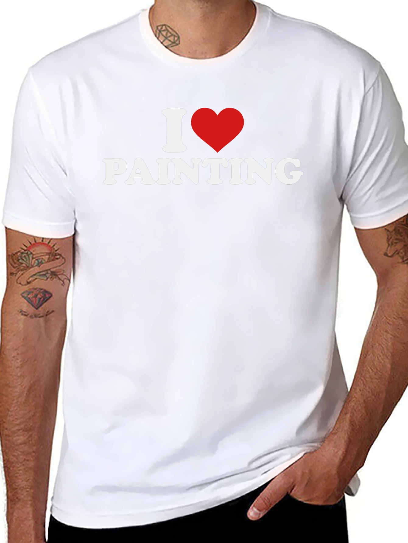 I Love Painting T-Shirt - Artists Statement Tee