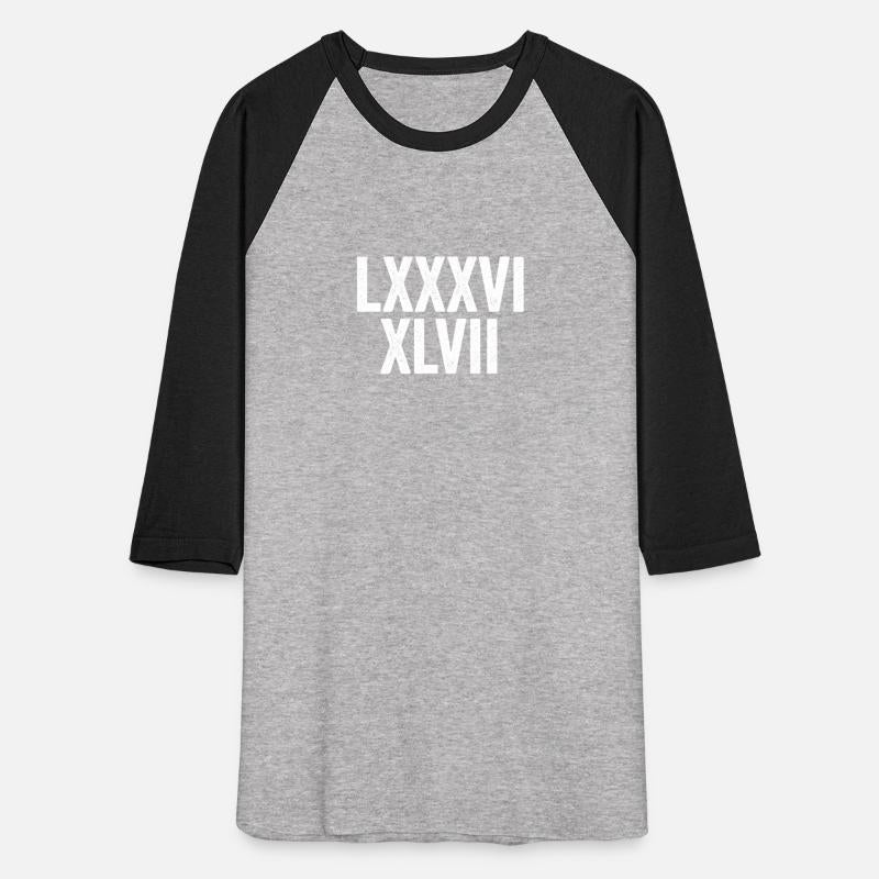 8647 LXXXVI XLVII Roman Numerals Subtle Anti Trump