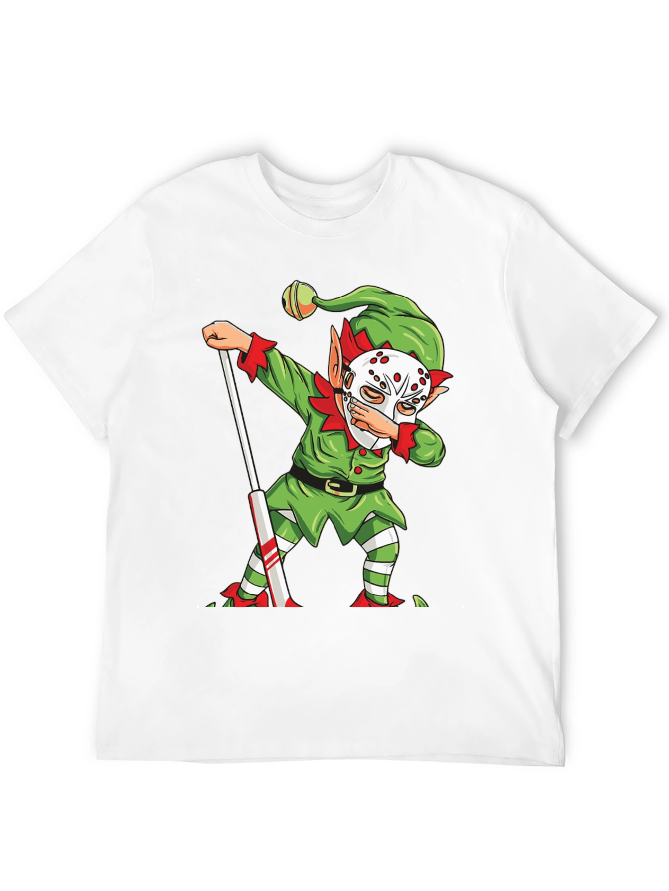 Dabbing Hockey Elf T-Shirt
