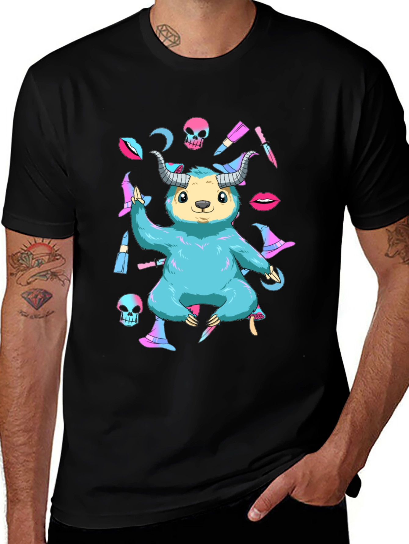 Witchcraft Sloth Graphic Tee