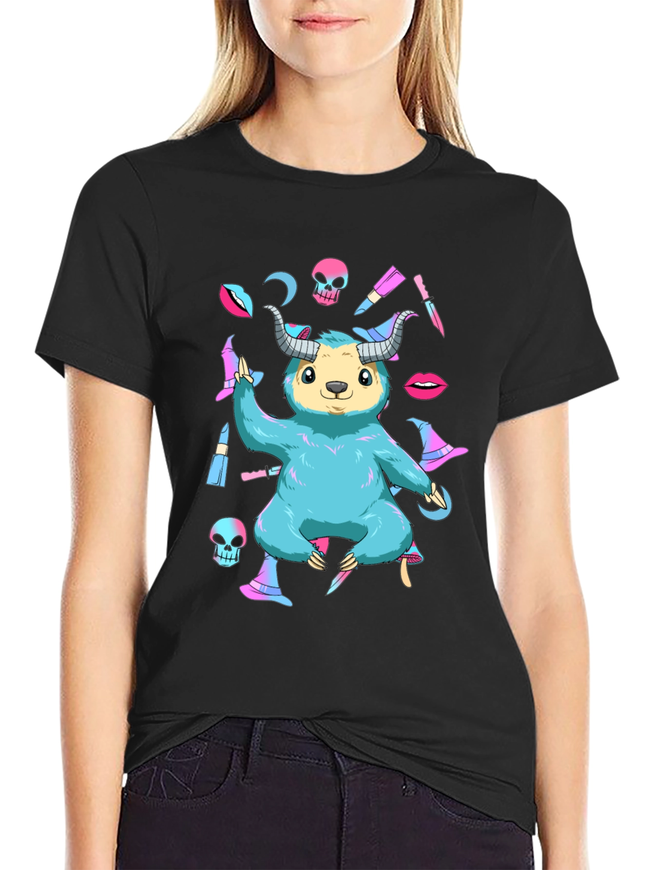 Witchcraft Sloth Graphic Tee