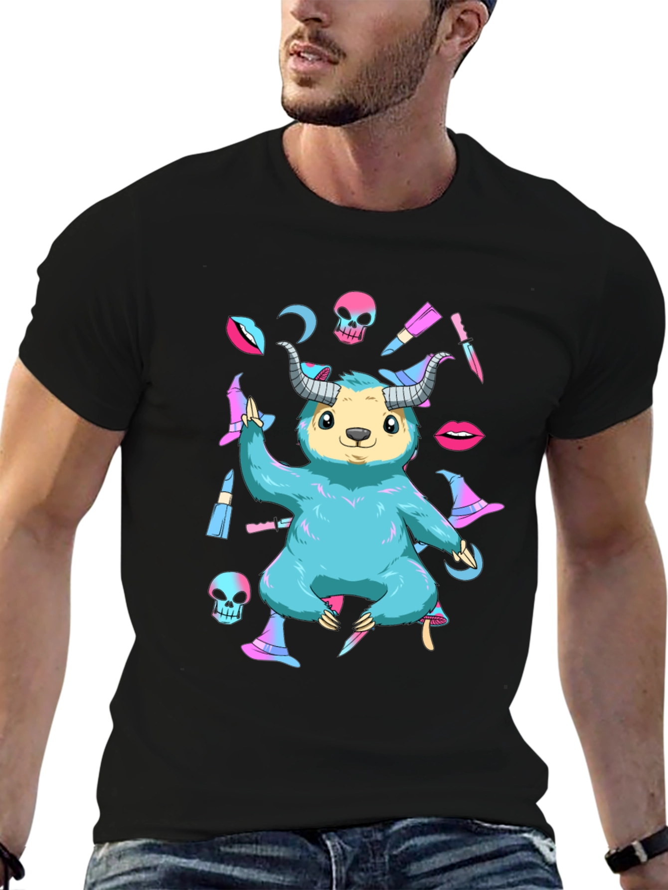Witchcraft Sloth Graphic Tee