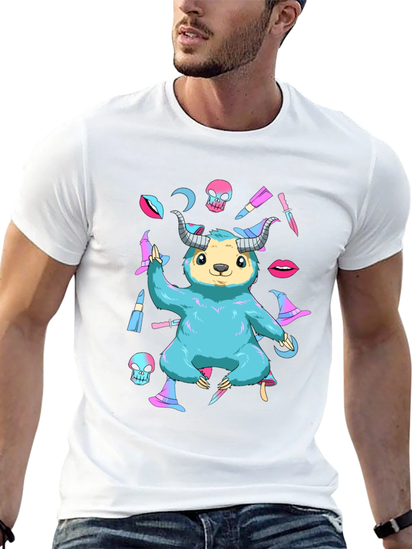 Witchcraft Sloth Graphic Tee