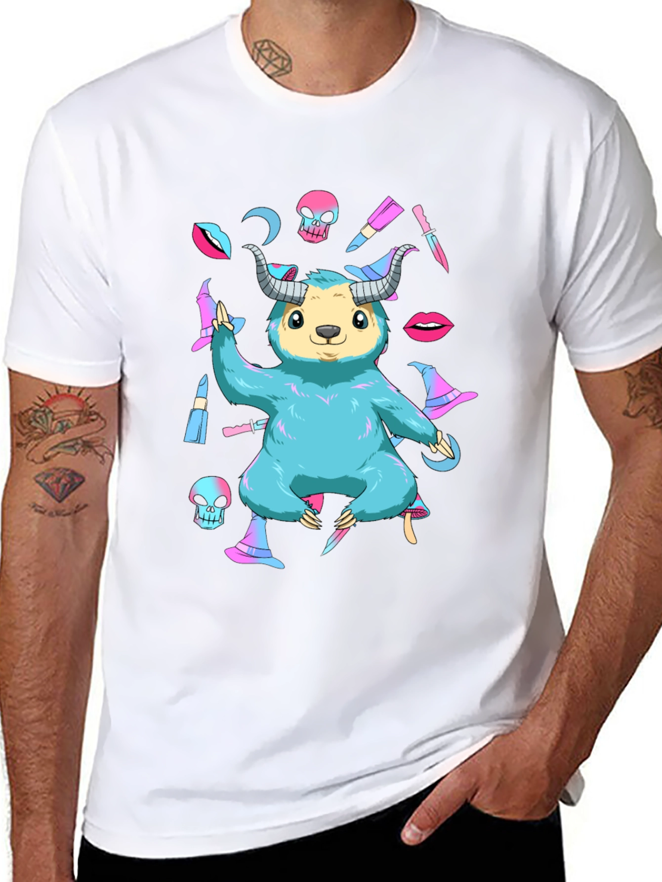 Witchcraft Sloth Graphic Tee