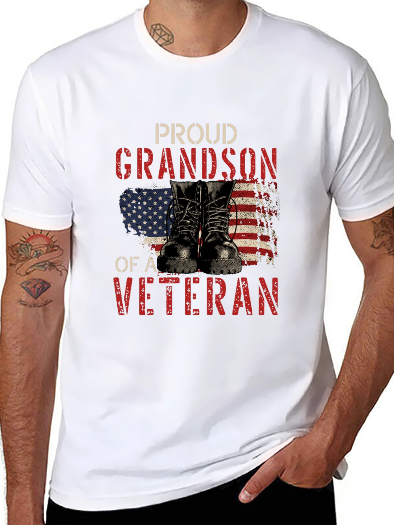 Proud Grandson of a Veteran T-Shirt