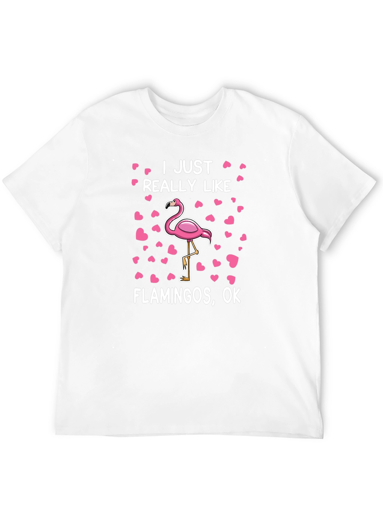 I Just Really Like Flamingos Graphic Tee