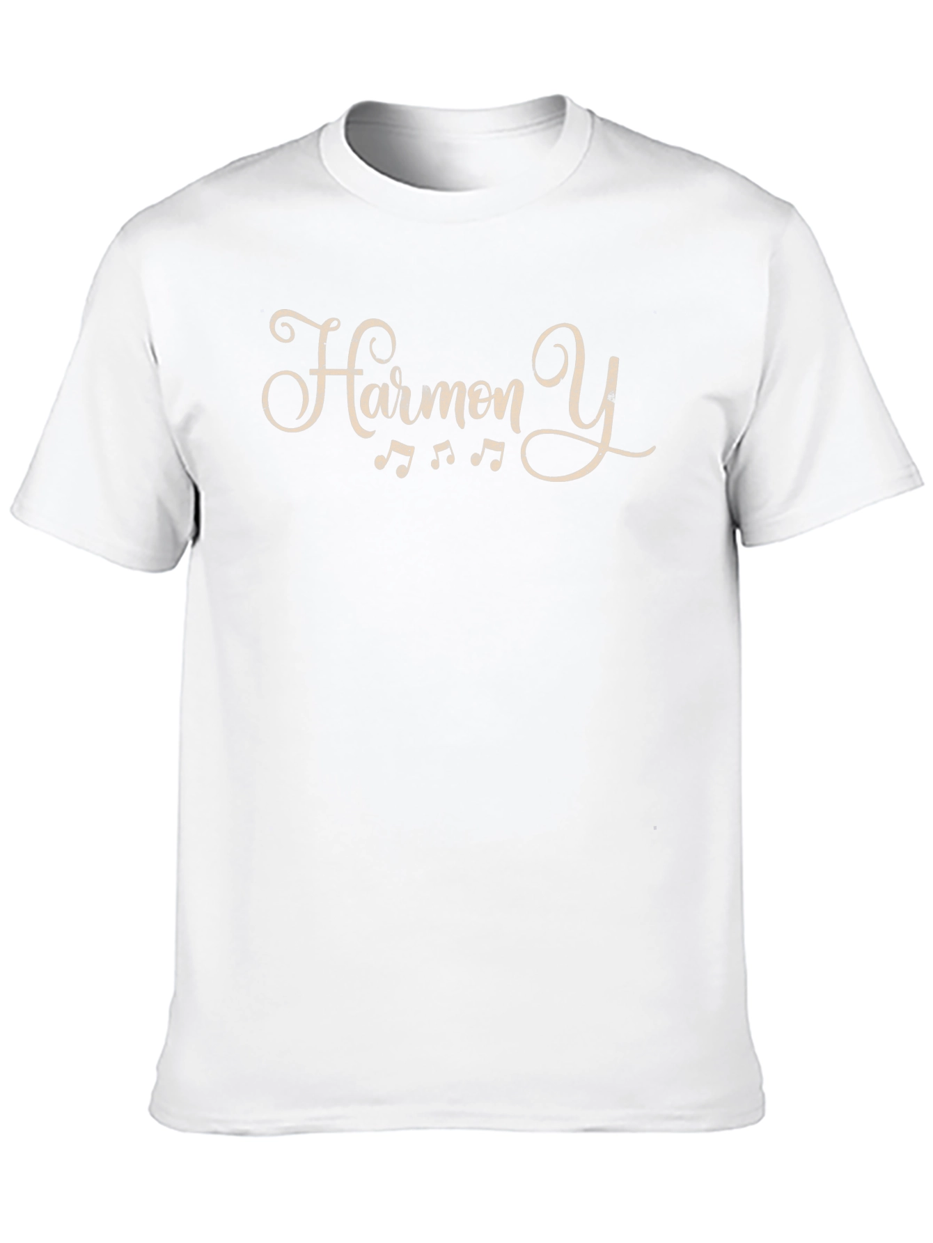 Harmony Y Black T-Shirt - Musical Design
