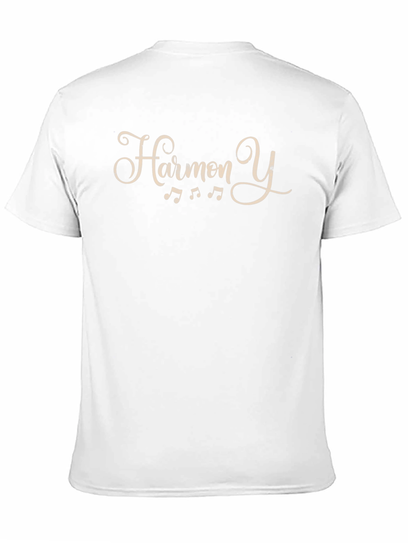 Harmony Y Black T-Shirt - Musical Design