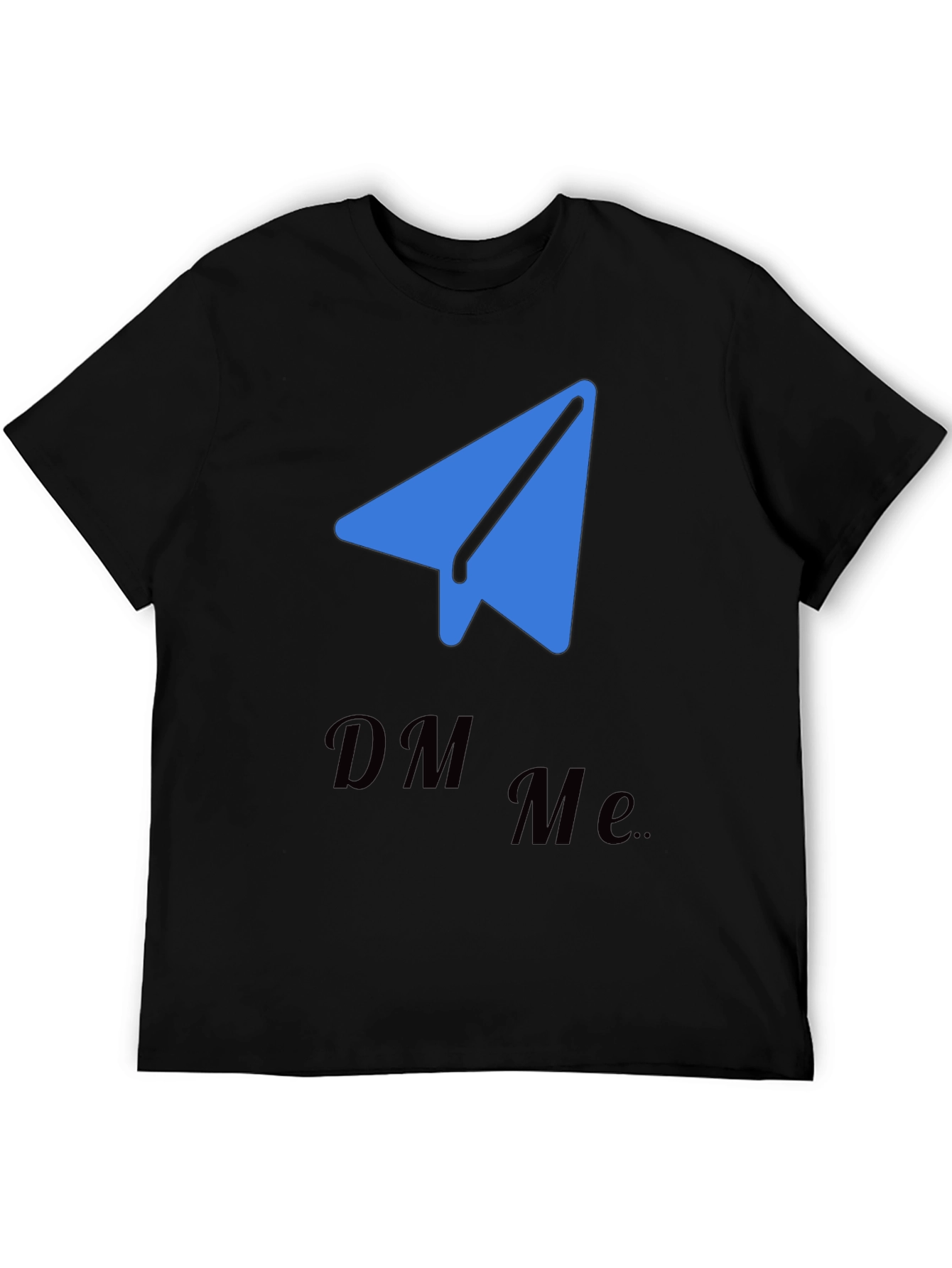 DM Me Telegram Tee - Trendy Social Shirt