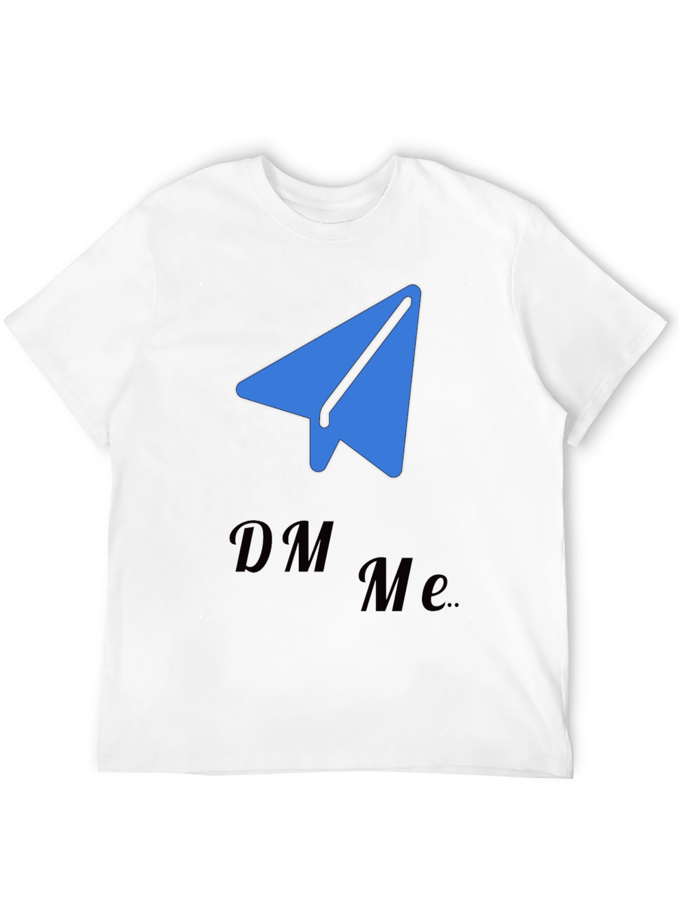 DM Me Telegram Tee - Trendy Social Shirt