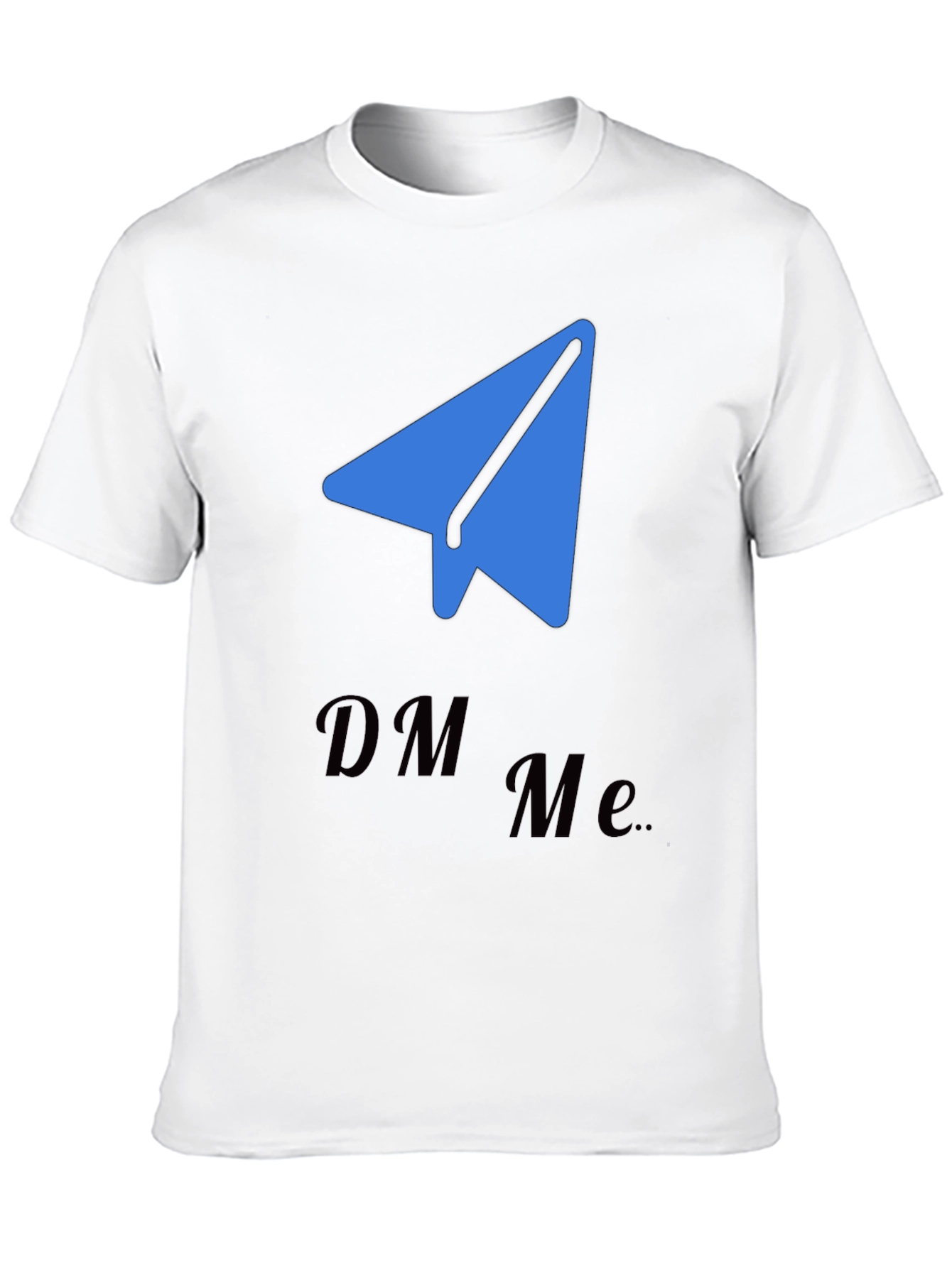 DM Me Telegram Tee - Trendy Social Shirt