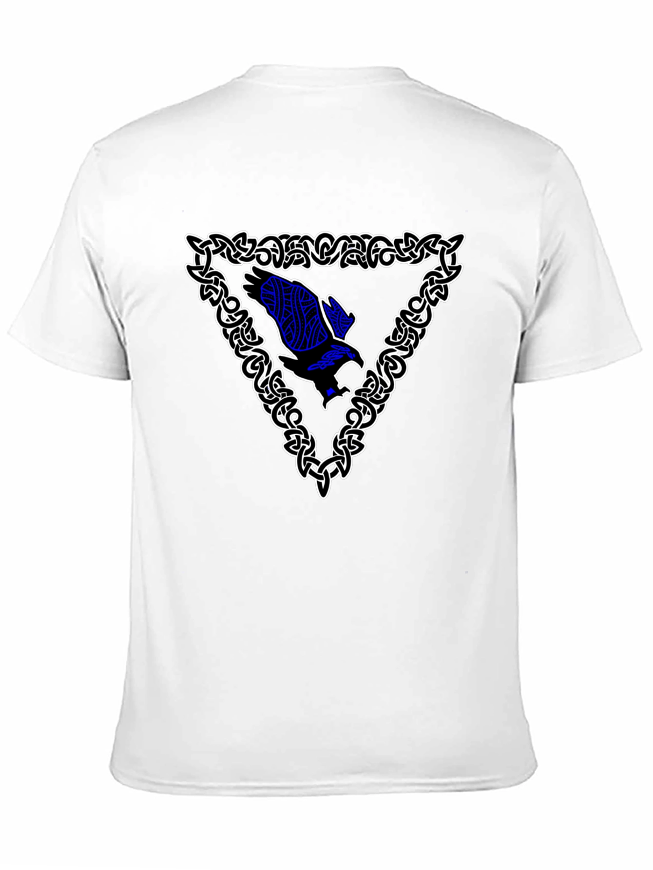 Celtic Knot Eagle Graphic Black T-Shirt
