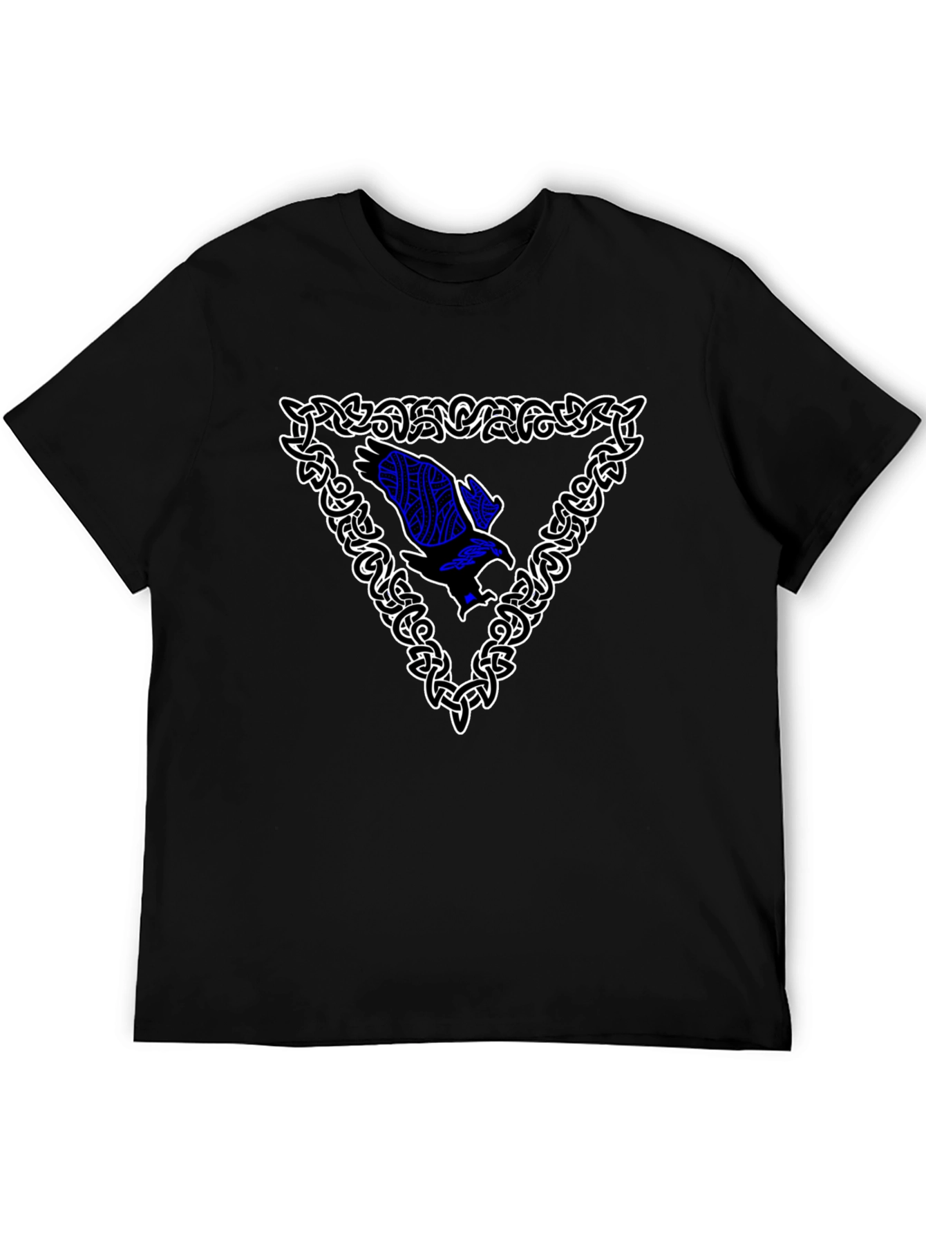 Celtic Knot Eagle Graphic Black T-Shirt